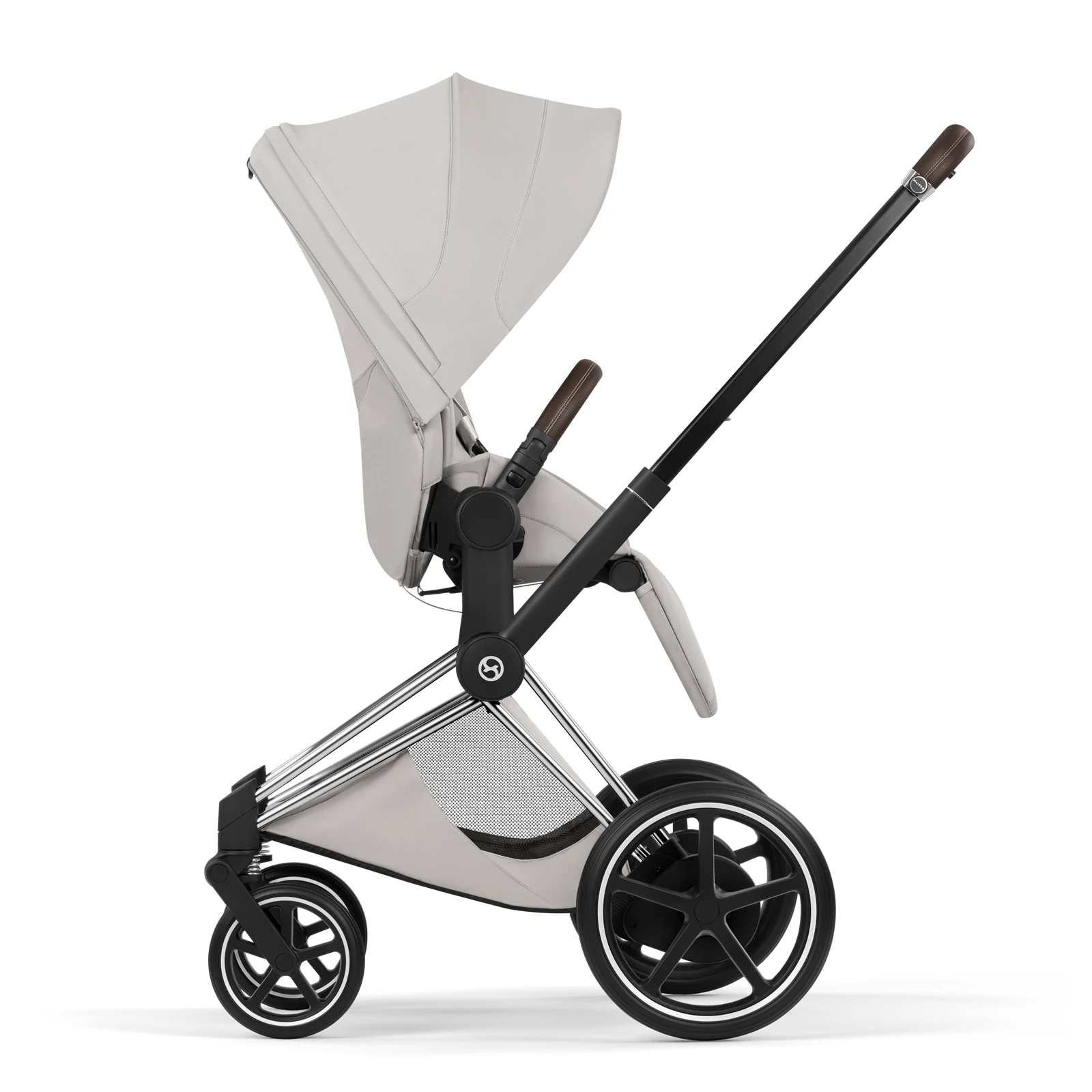 Cybex e-Priam 5.0 - wózek 2w1 | City Grey - Chrome (Style)