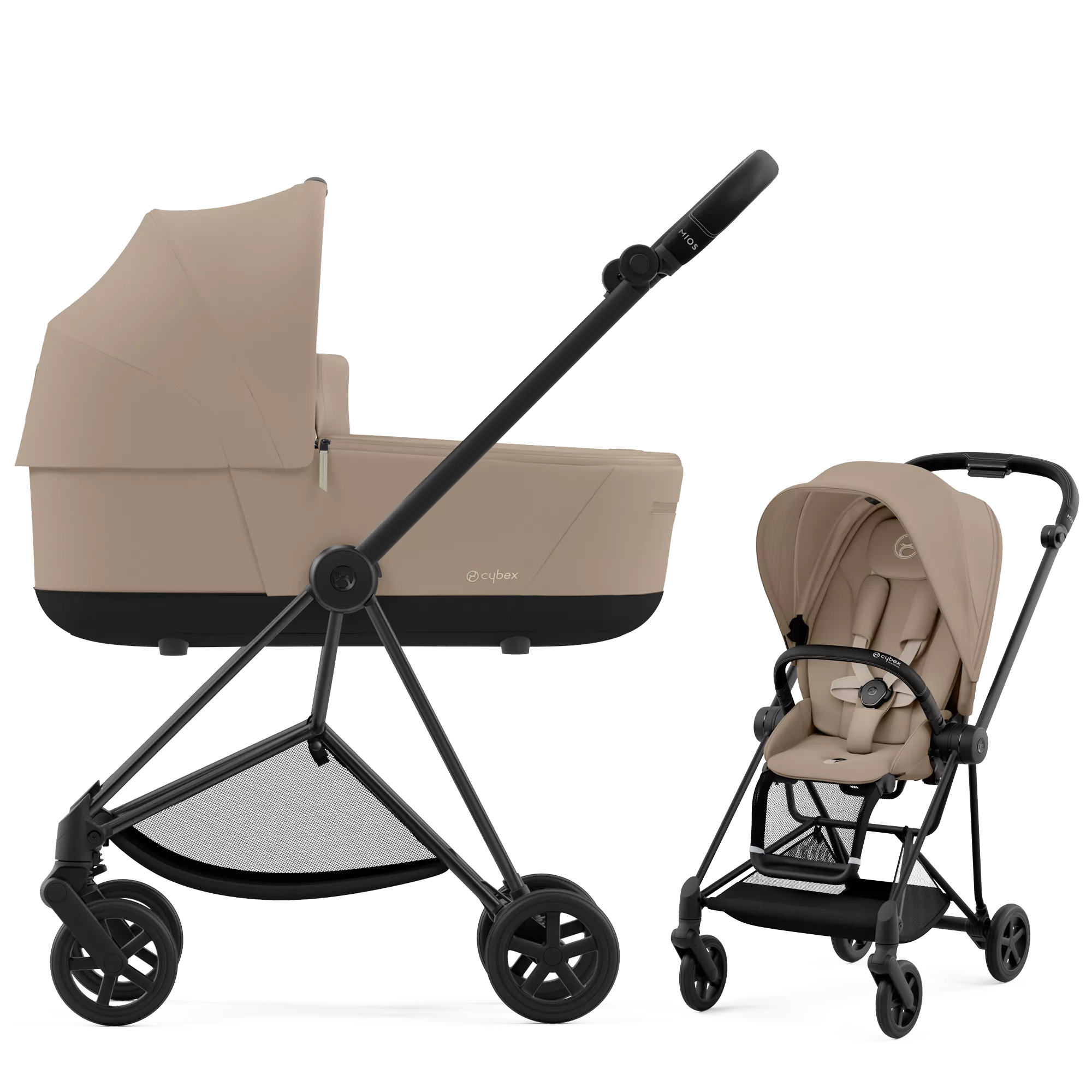 Cybex Mios 3.0 - 2w1 | Cozy Beige (Matt Black Frame)