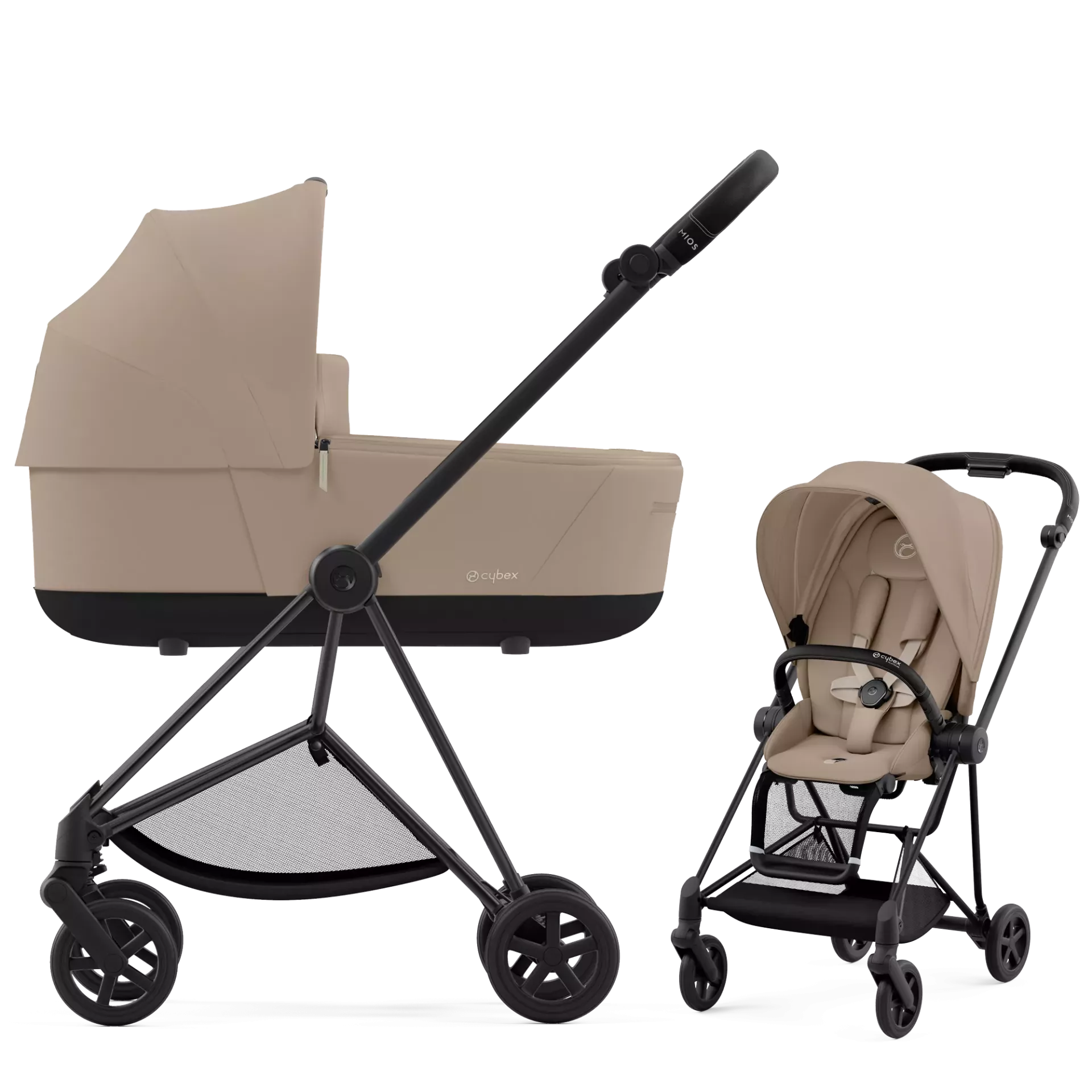 Cybex Mios 3.0 - 2w1 | Cozy Beige (Matt Black Frame)