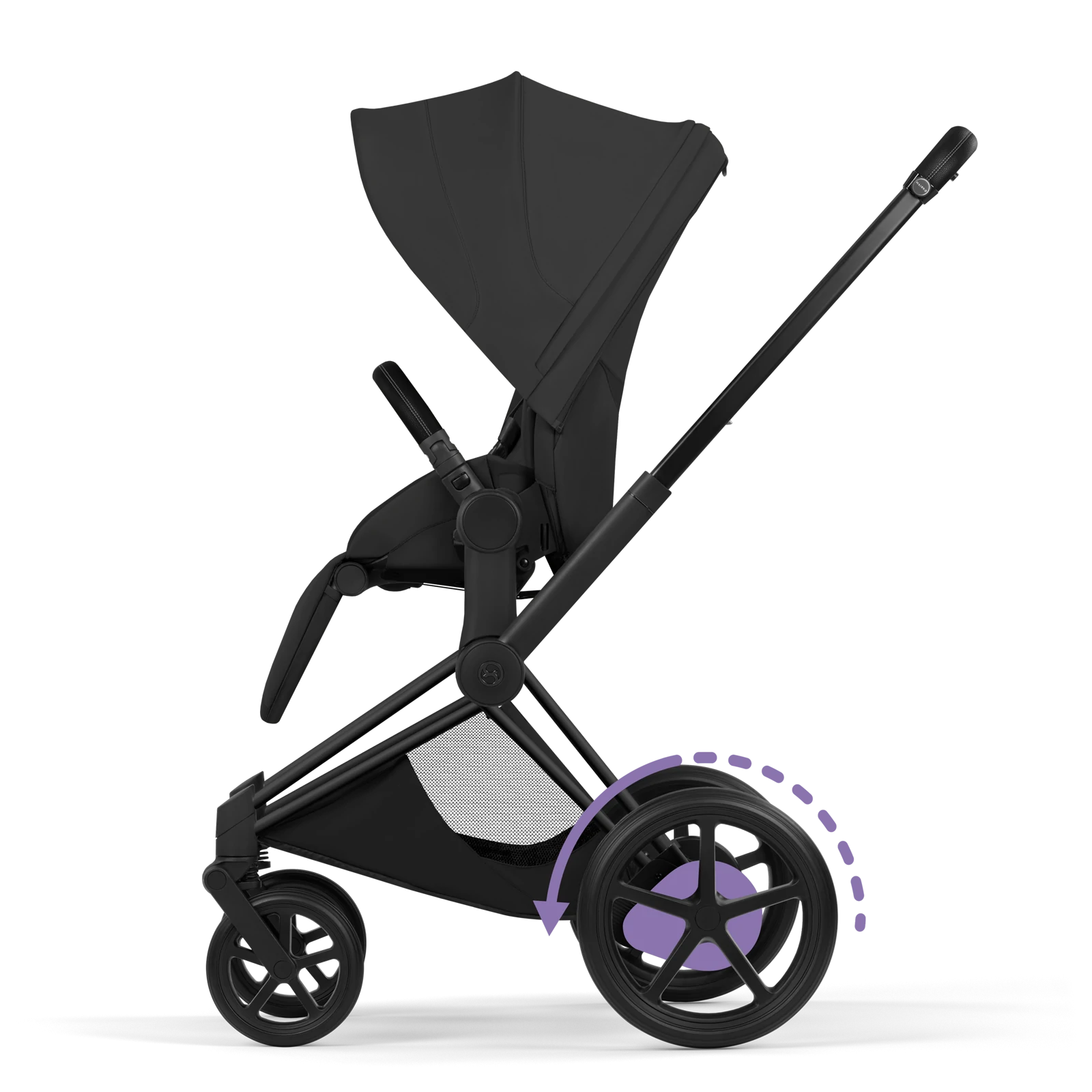 Cybex e-Priam 5.0 - wózek 2w1 | Sepia Black - Matt Black (Style)