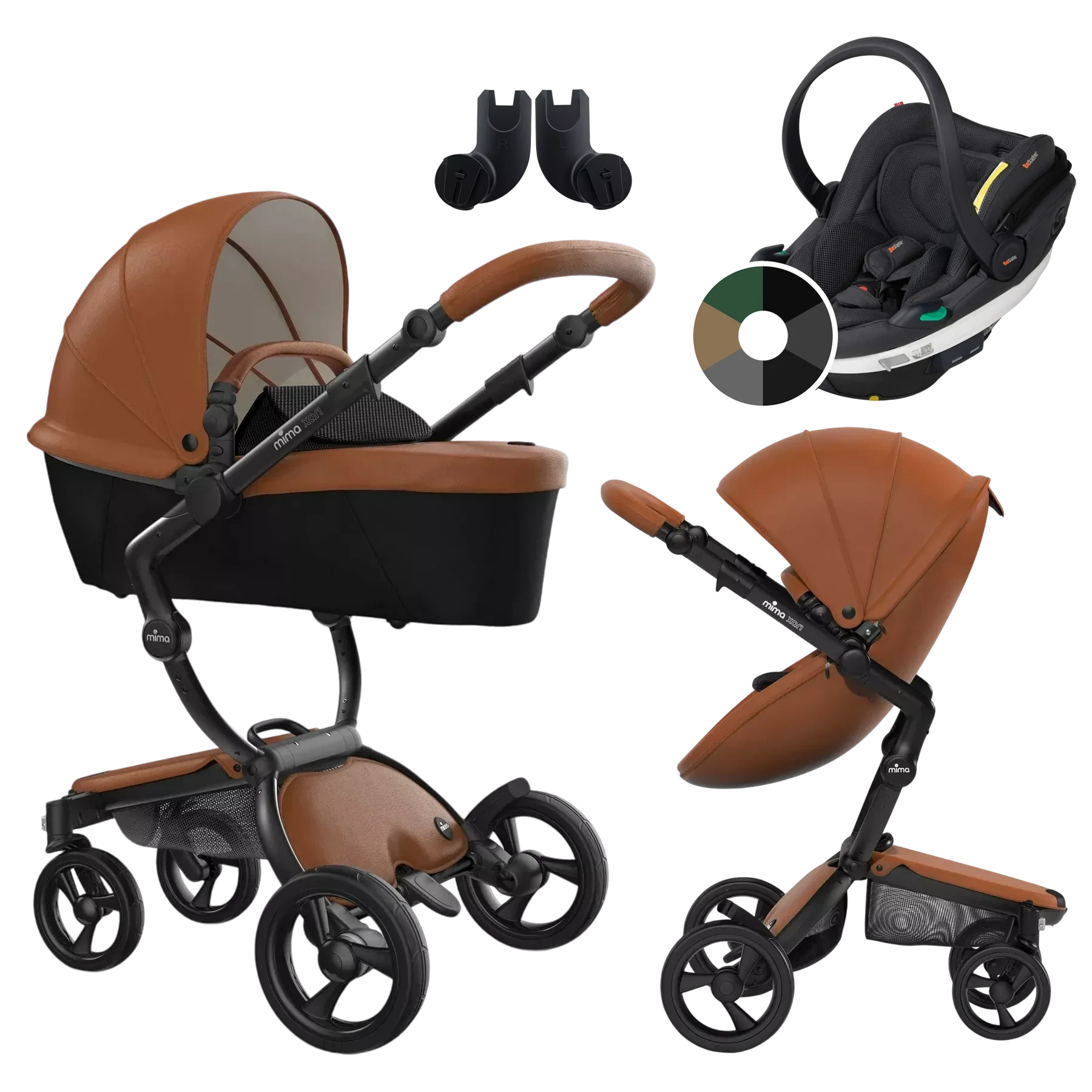 Mima Xari 4G + BeSafe Go Beyond +GRATIS - 3w1 | Black-Camel-Black