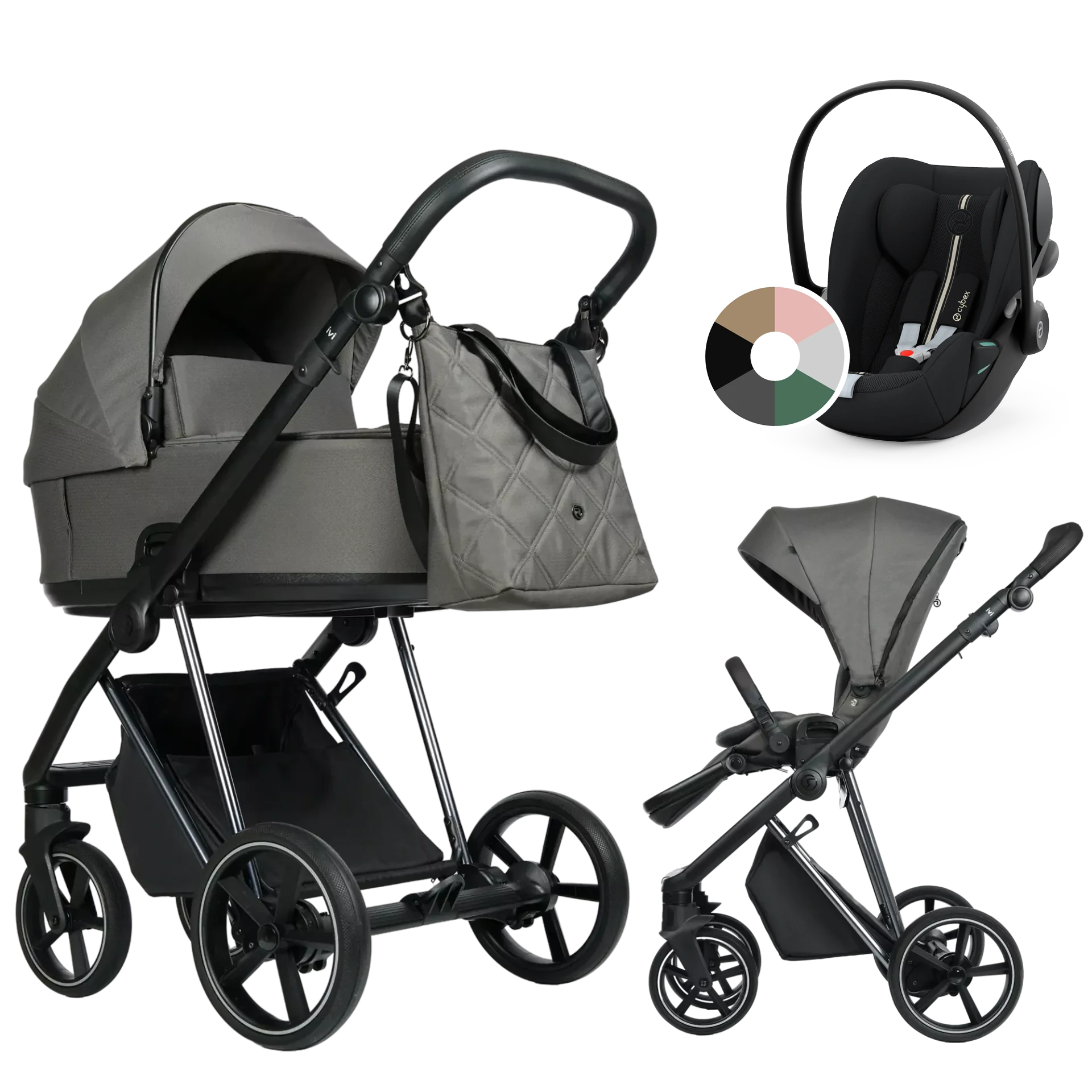 Roan Ivi 2.0 + Cybex Cloud G i-Size +GRATIS - 3w1 | Taupe