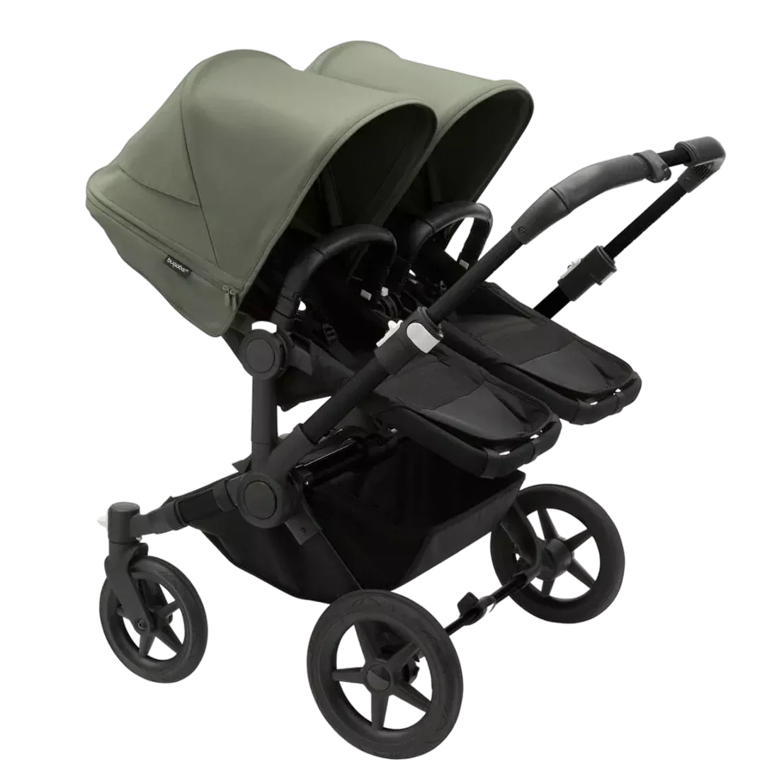 Bugaboo Donkey 5 Twin | Black-Midnight Black-Forest Green