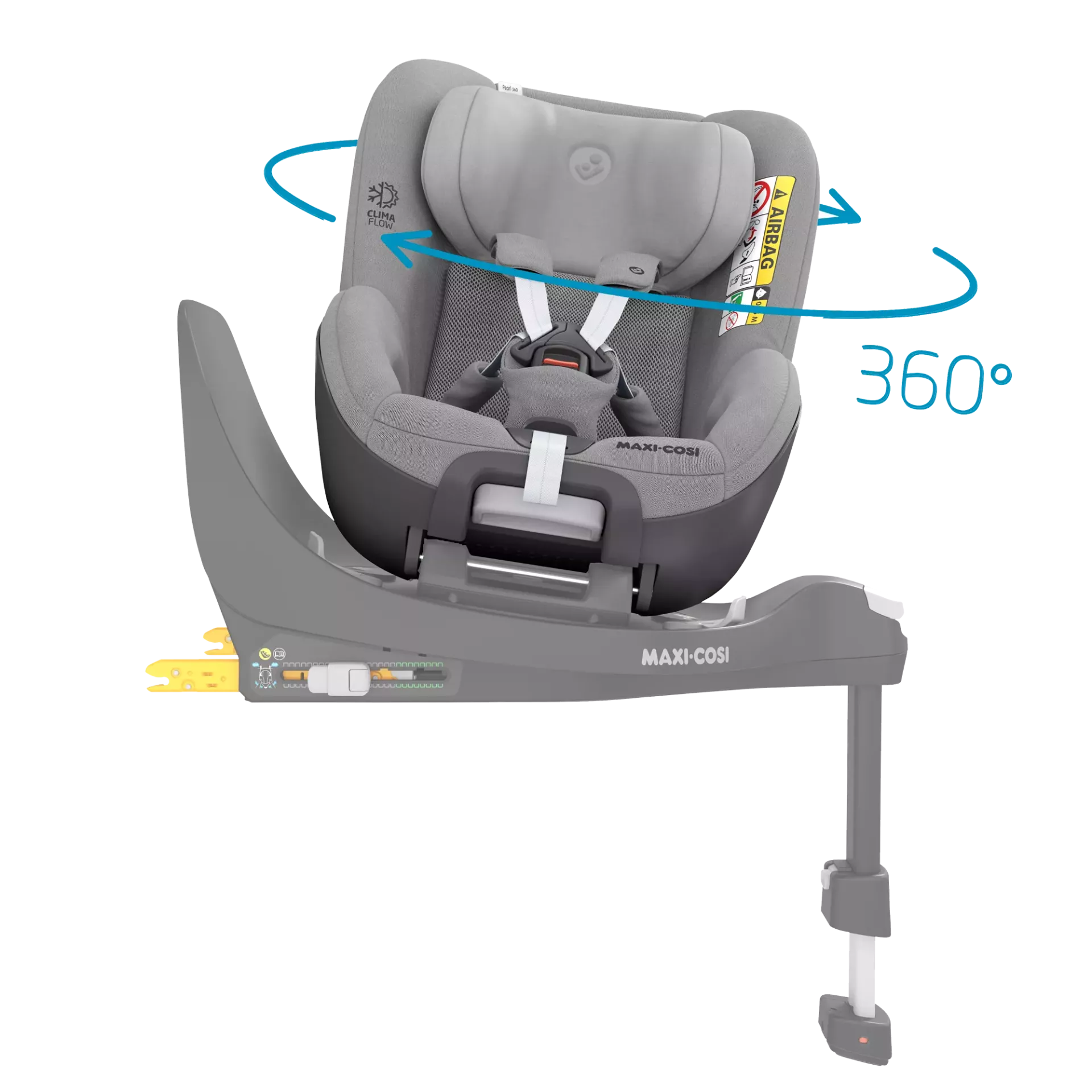 Maxi-Cosi Pearl 360 | Authentic Grey