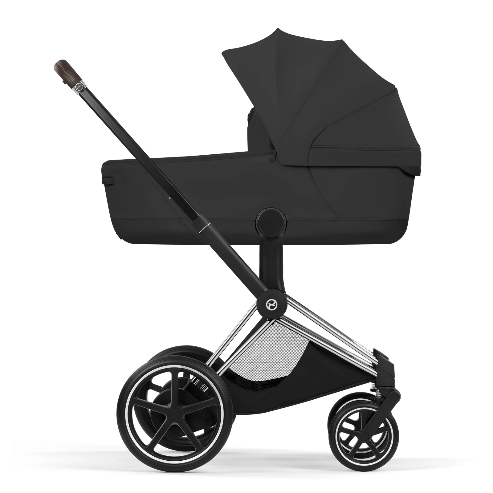 Cybex e-Priam 5.0 - wózek 2w1 | Sepia Black - Chrome (Style)