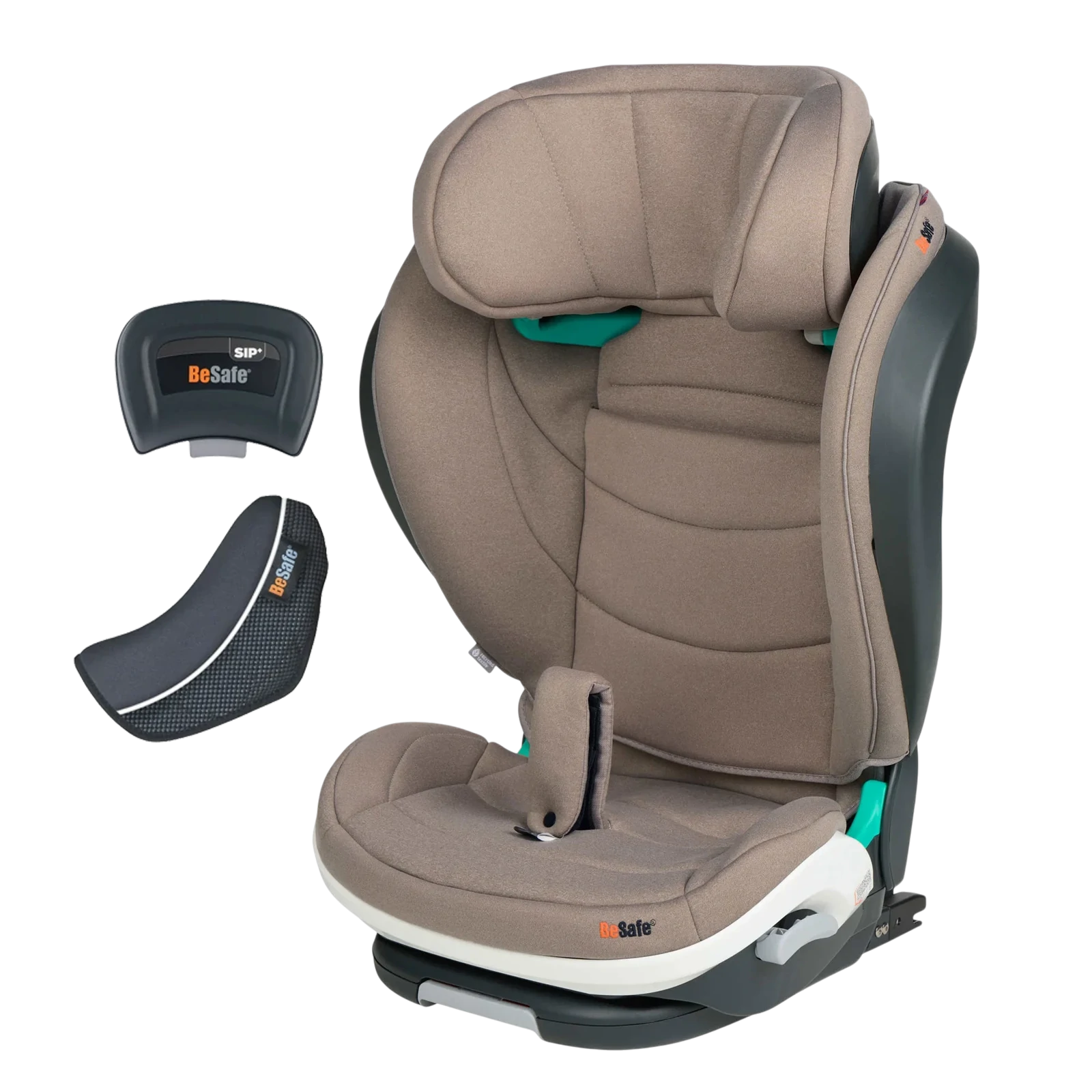 BeSafe Flex Fix II i-Size | Dark Sand Soft Breeze