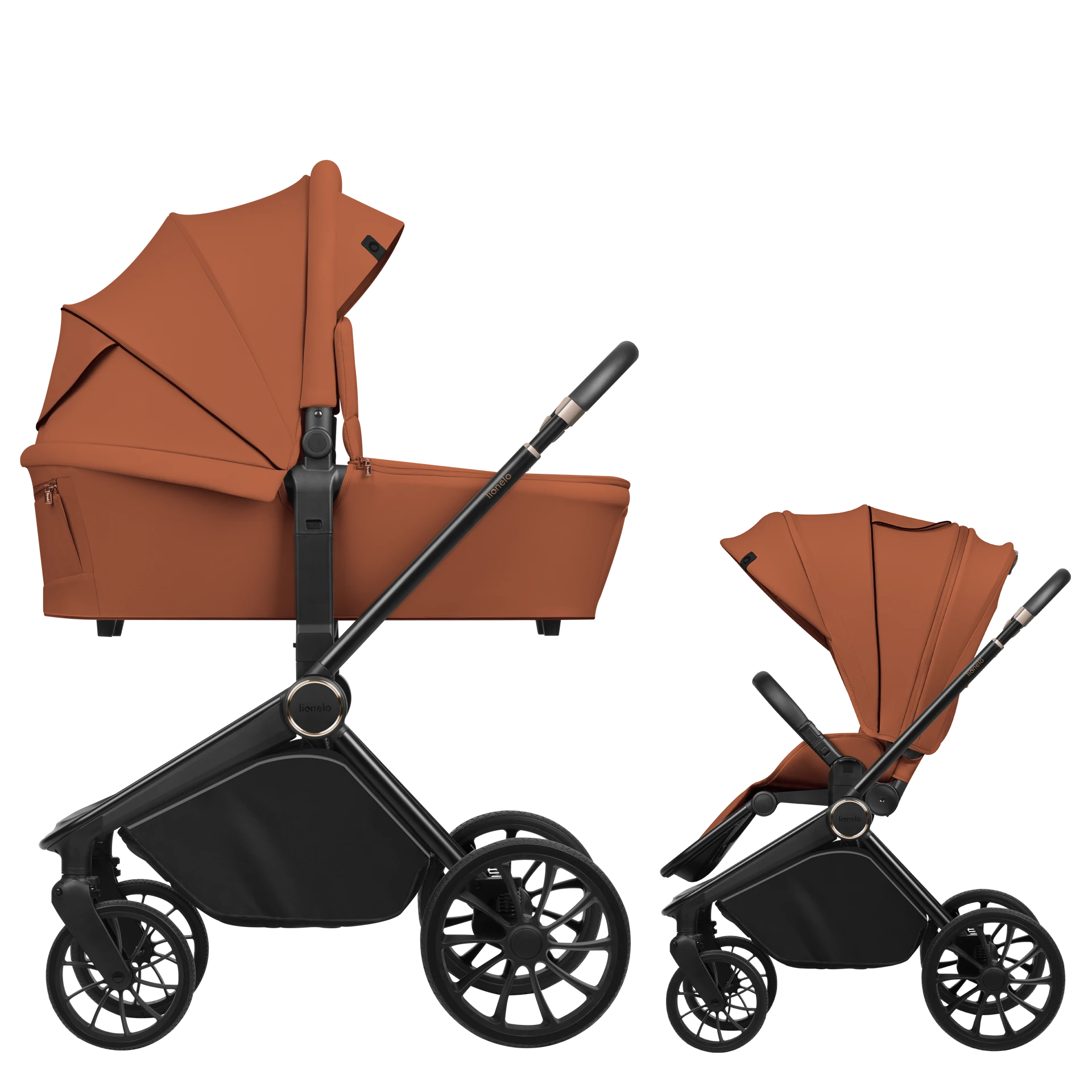 Lionelo Mika Plus - 2w1 | Brown Rust