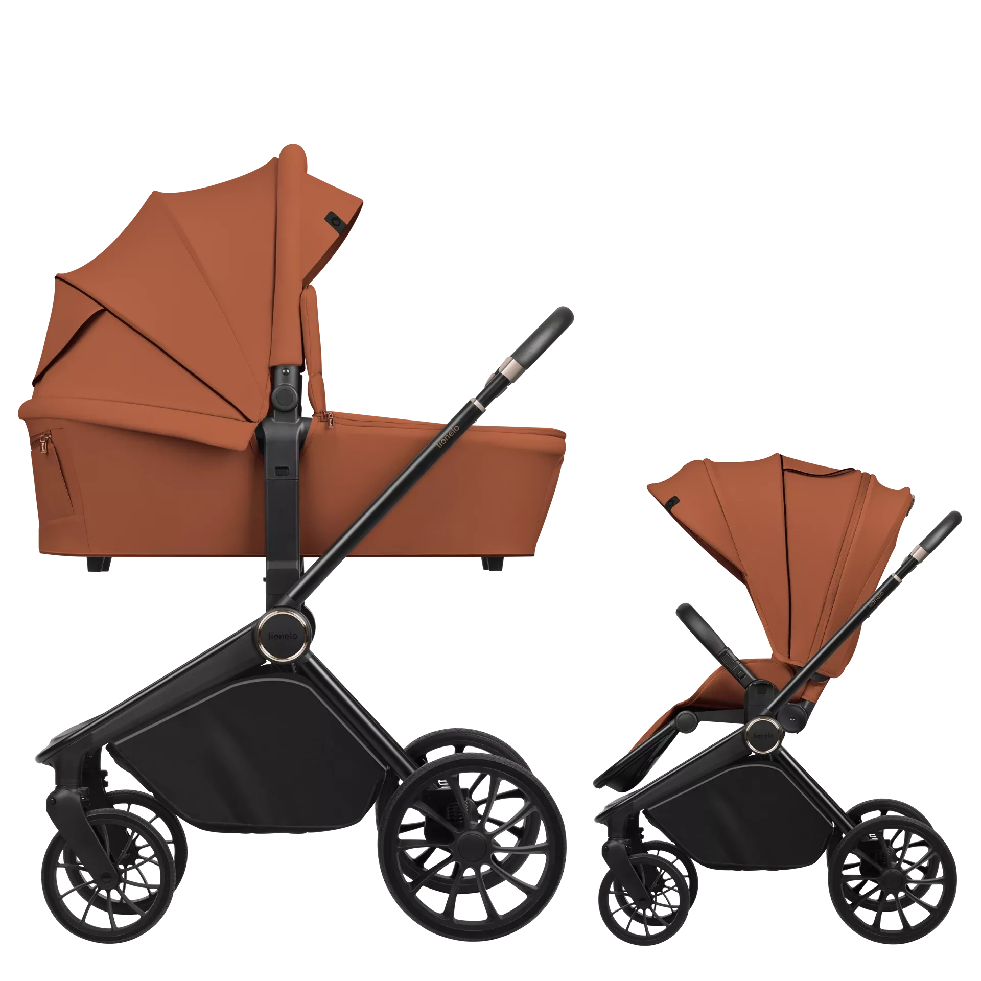 Lionelo Mika Plus - 2w1 | Brown Rust