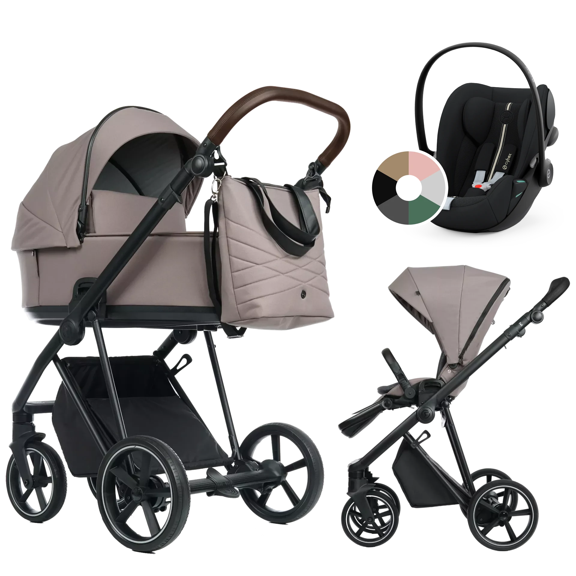 Roan Ivi 2.0 + Cybex Cloud G i-Size +GRATIS - 3w1 | Cocoa