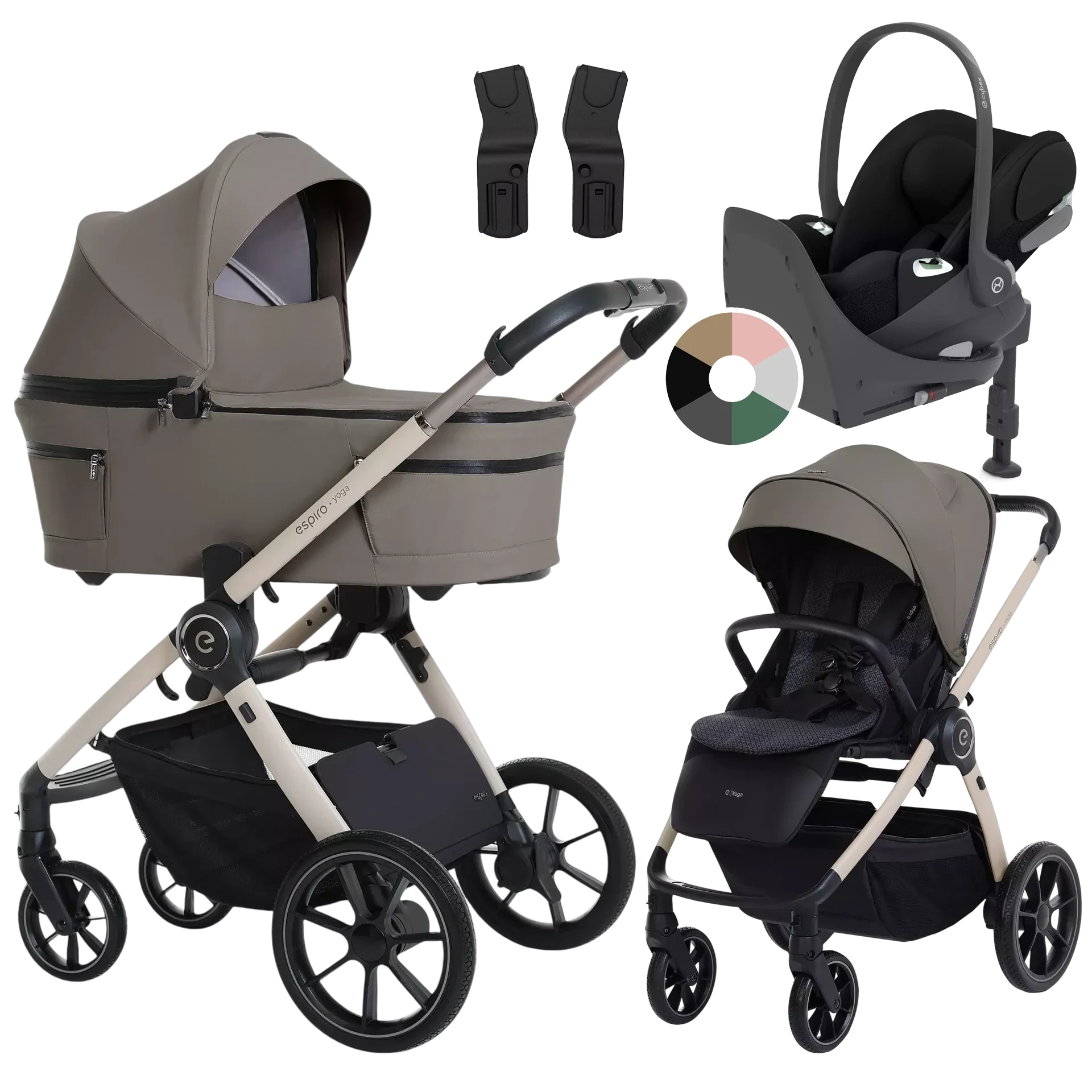 Espiro Yoga 2025 + Cybex Cloud T i-Size + baza T +GRATIS - 4w1 | 109 Meditation Breeze