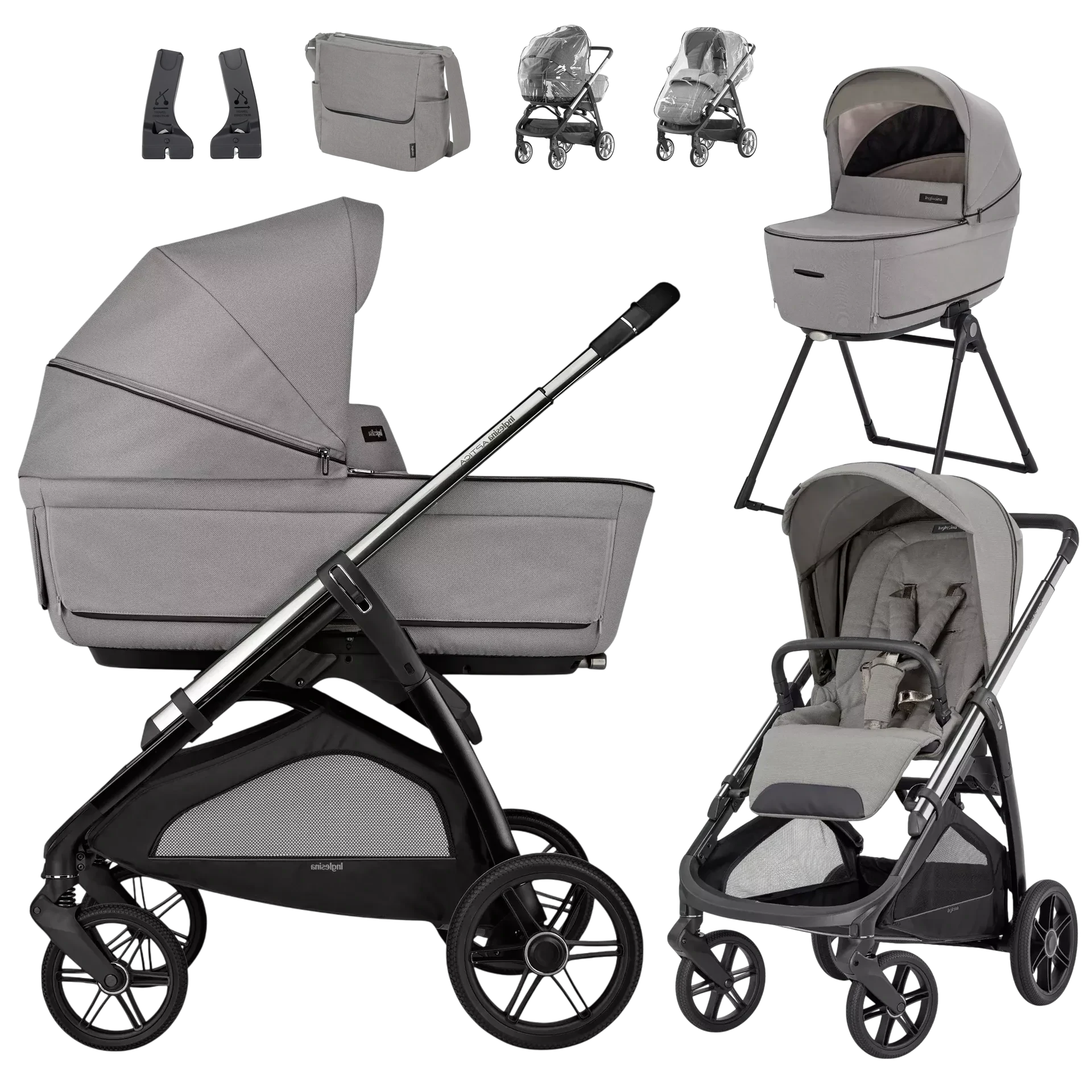 Inglesina Aptica Duo +GRATISY - 2w1 | Platinum Grey