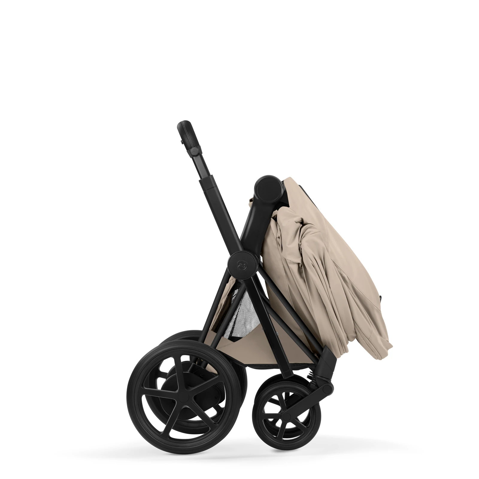 Cybex e-Priam 5.0 - wózek 2w1 | Cozy Beige - Matt Black (Style)