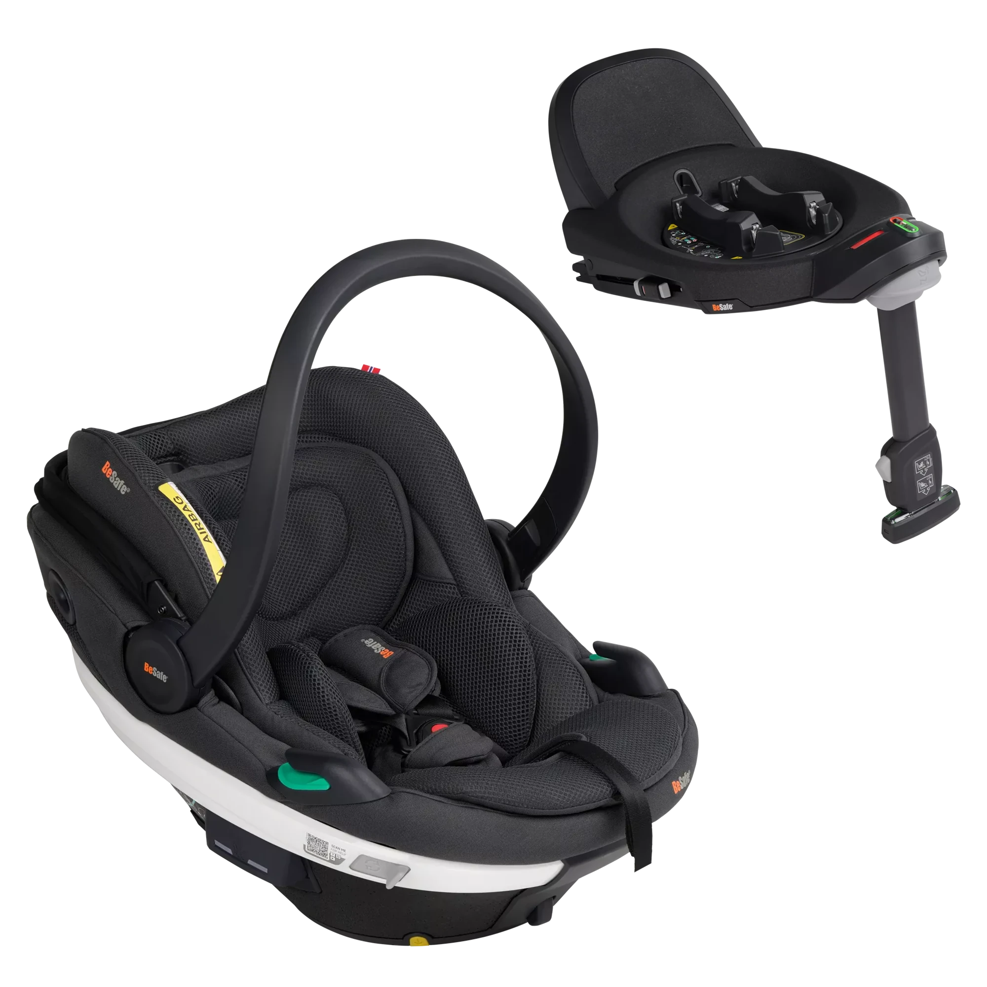 BeSafe Go Beyond + baza Beyond | Anthracite Mesh