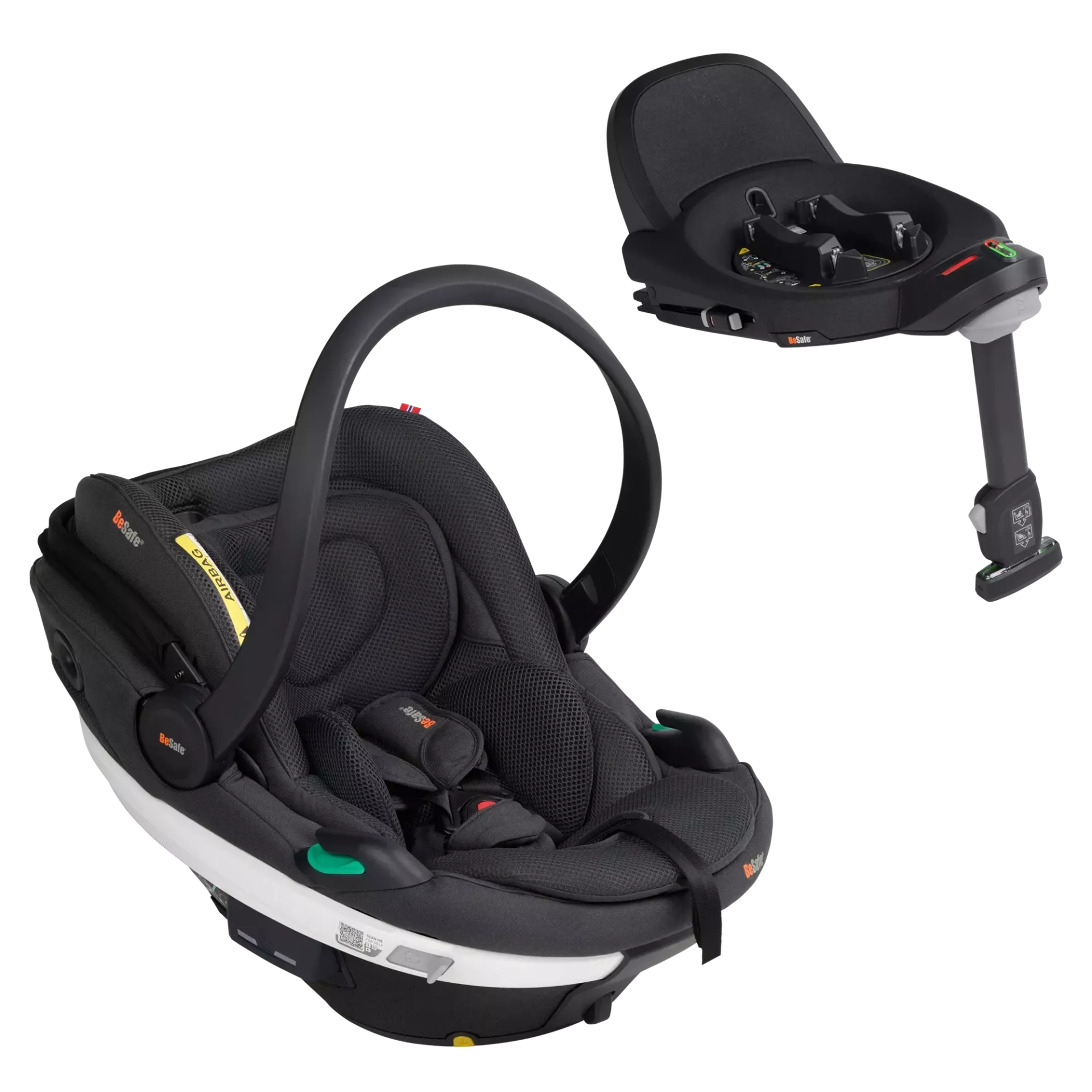 BeSafe Go Beyond + baza Beyond | Anthracite Mesh
