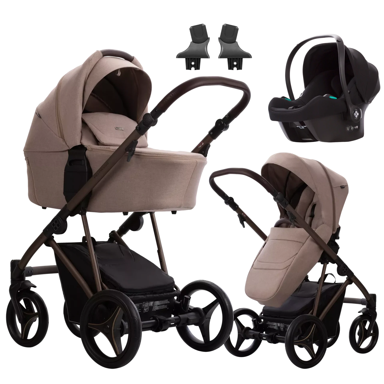 Bebetto Pelpasso + Bebetto Cosmo 2.0 +GRATIS - 3w1 | 02 Choco