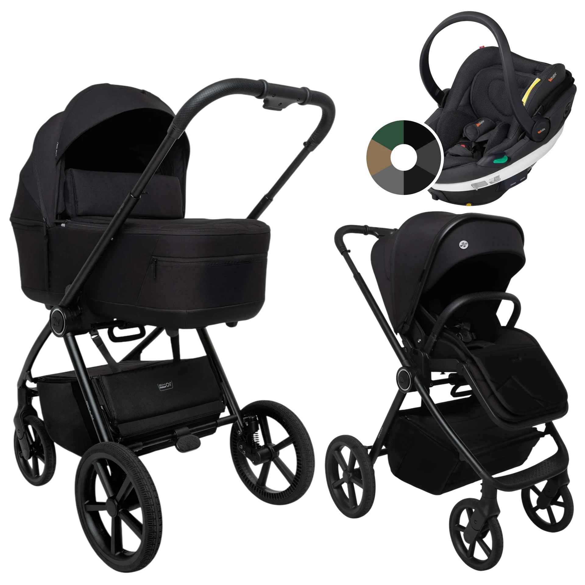 Muuvo One + BeSafe Go Beyond +GRATIS - 3w1 | Negro
