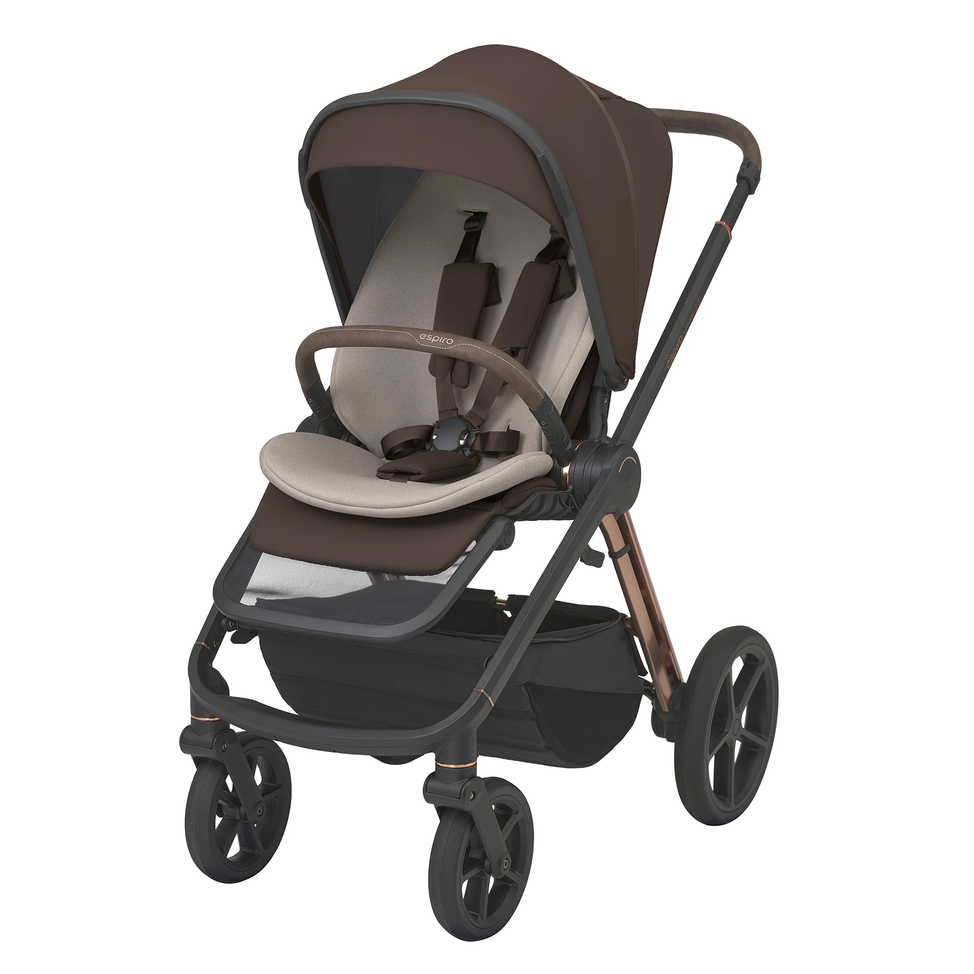 Espiro Miloo 2.0 + Cybex Cloud T i-Size +GRATIS - wózek 3w1 | 308 Excellent Chocolate