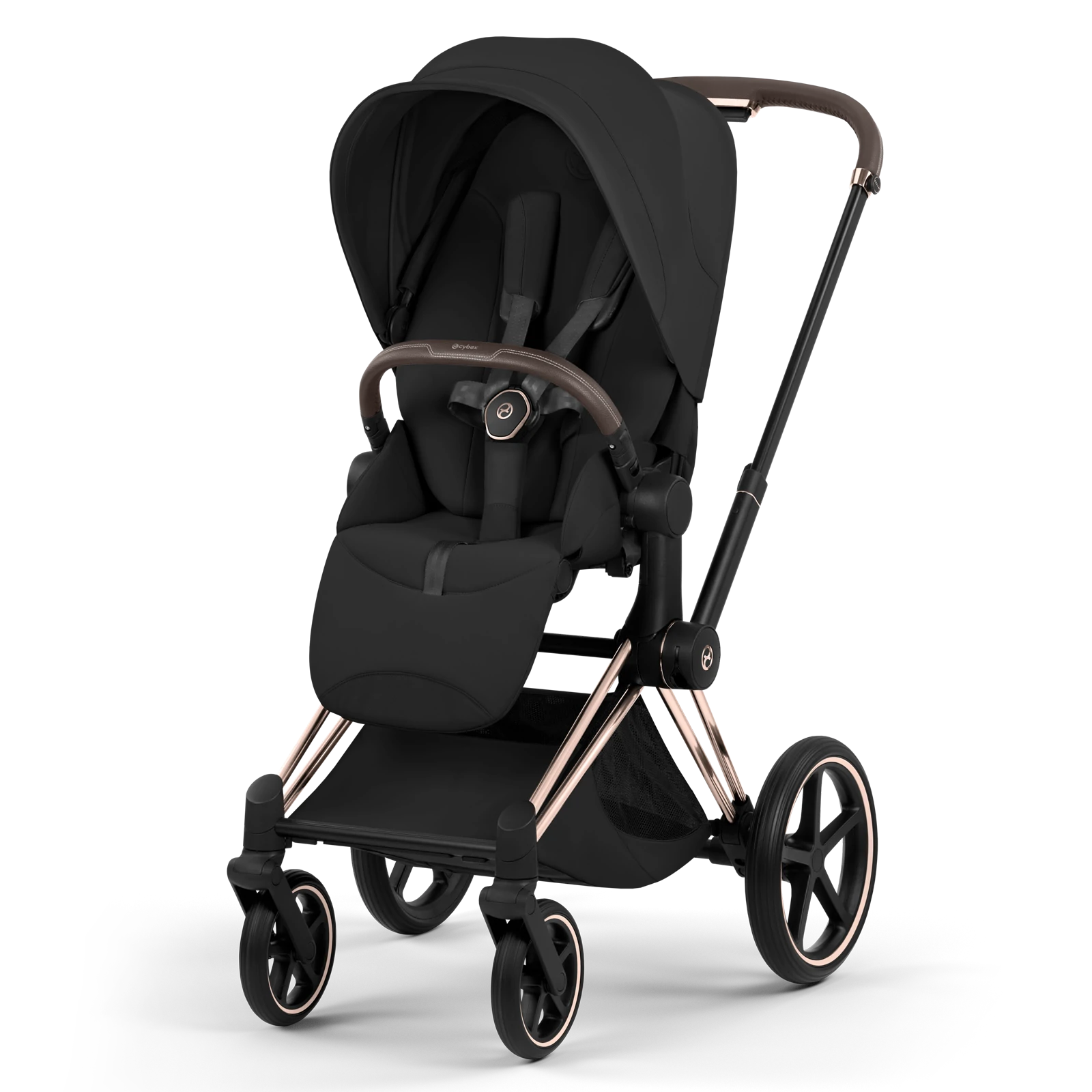 Cybex Priam 5.0 - wózek 4w1 | Sepia Black - Rosegold (Style)