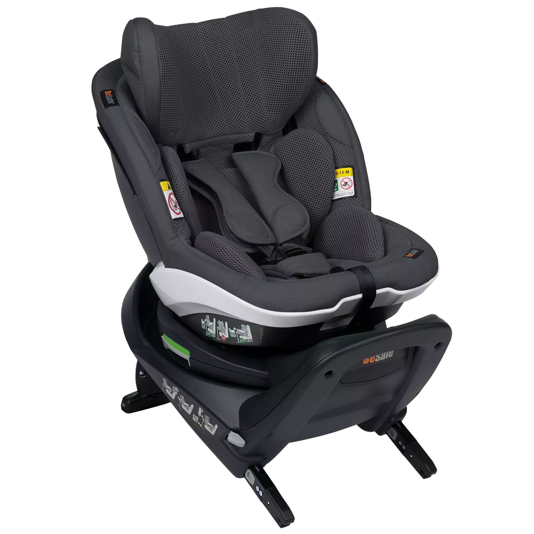 BeSafe iZi Turn i-Size | Anthracite Mesh