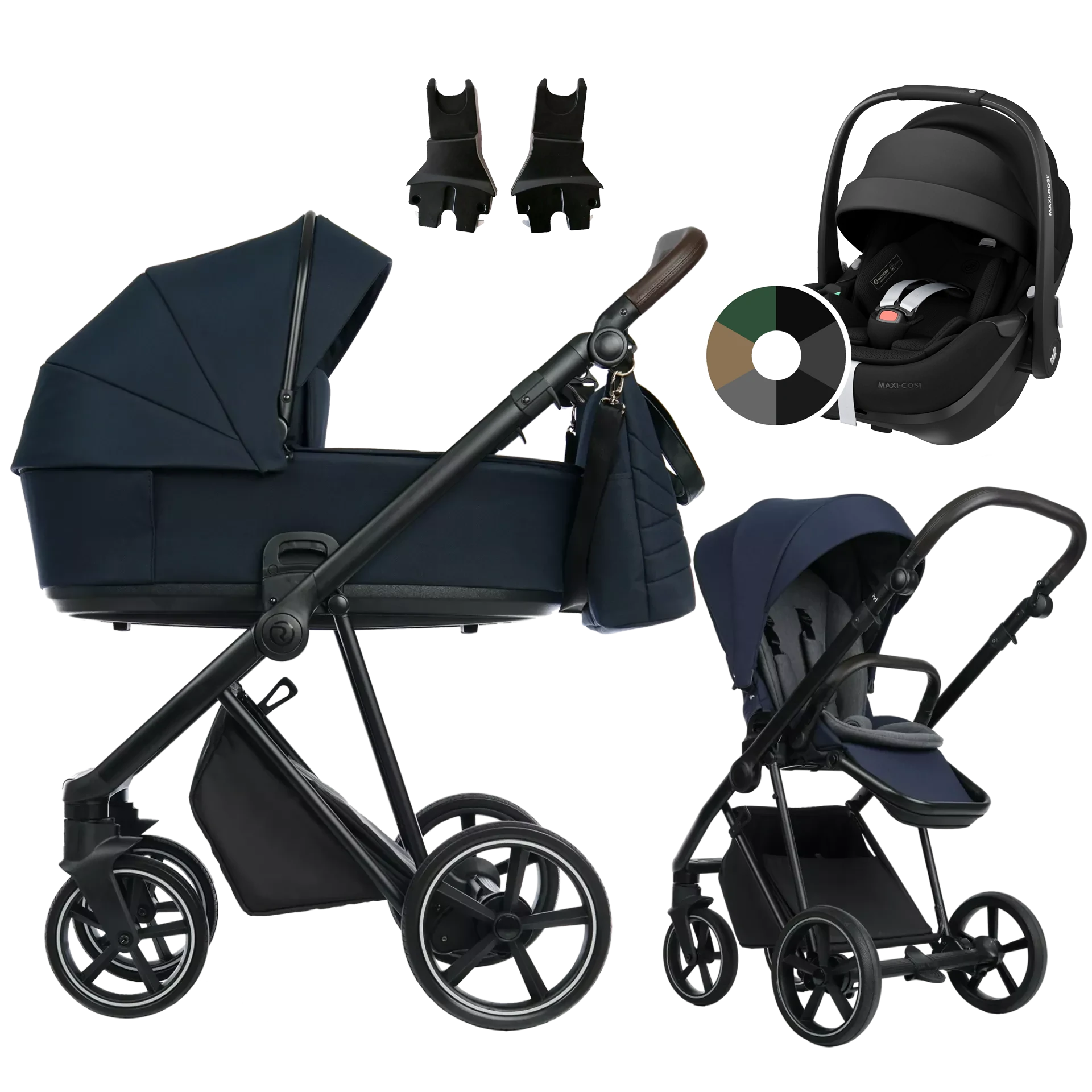Roan Ivi 2.0 + Maxi-Cosi Pebble 360 Pro2 +GRATIS - 3w1 | Mystic Blue
