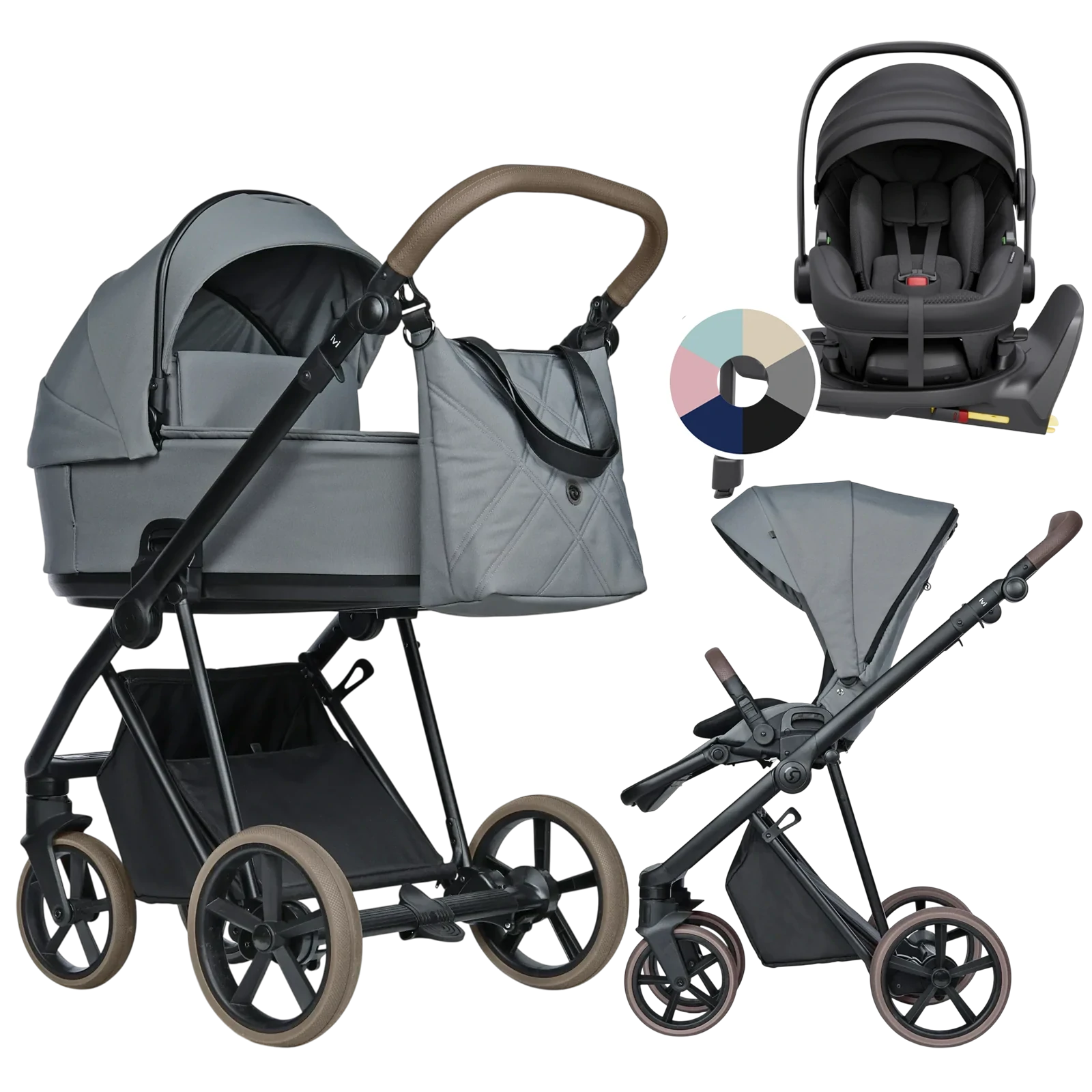 Roan Ivi 2.0 Vintage + Avionaut Pixel 3 + baza IQ Orbit + GRATIS - 4w1 | Blue Tea