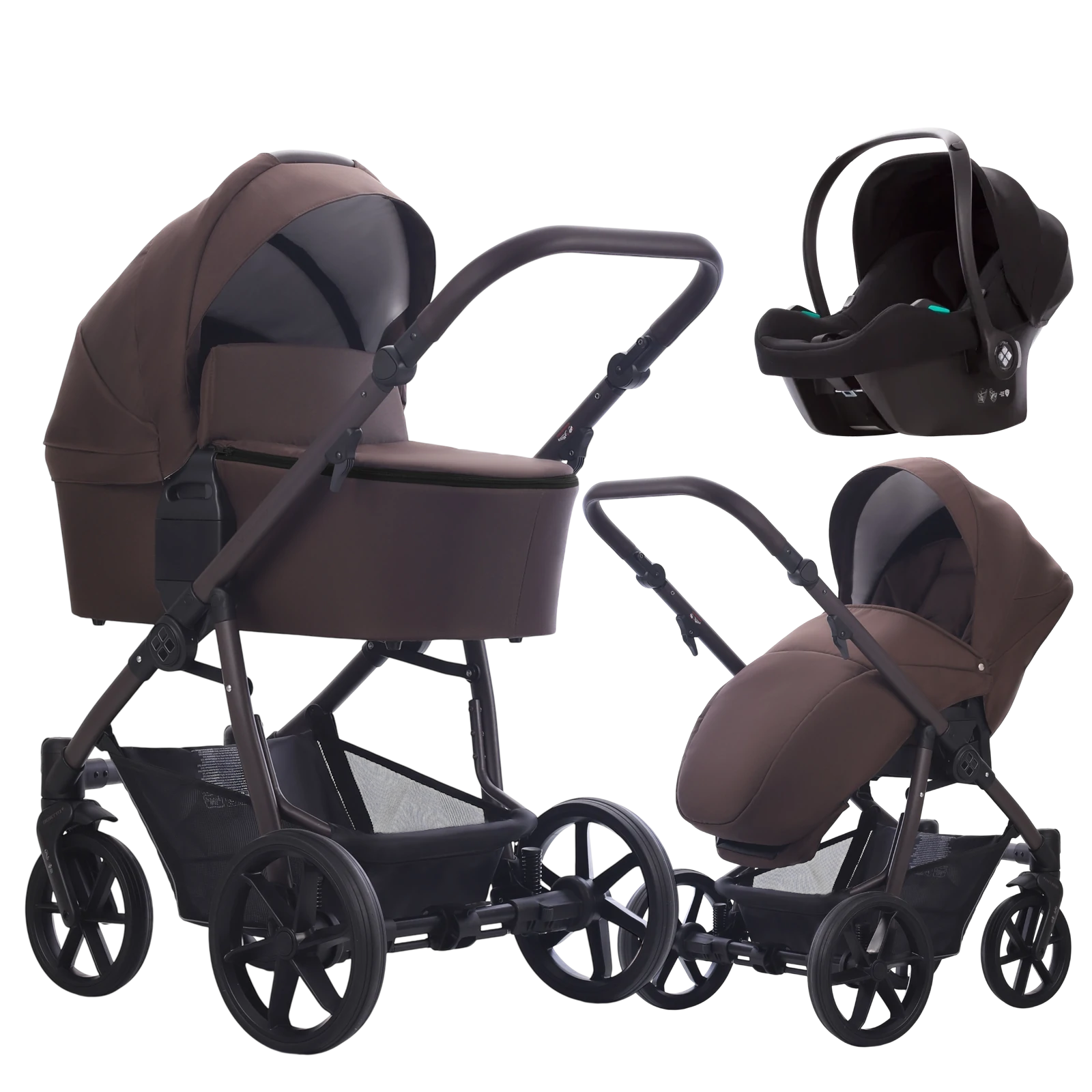 Bebetto Vulcano + Bebetto Cosmo 2.0 +GRATIS - 3w1 | 08 Brown