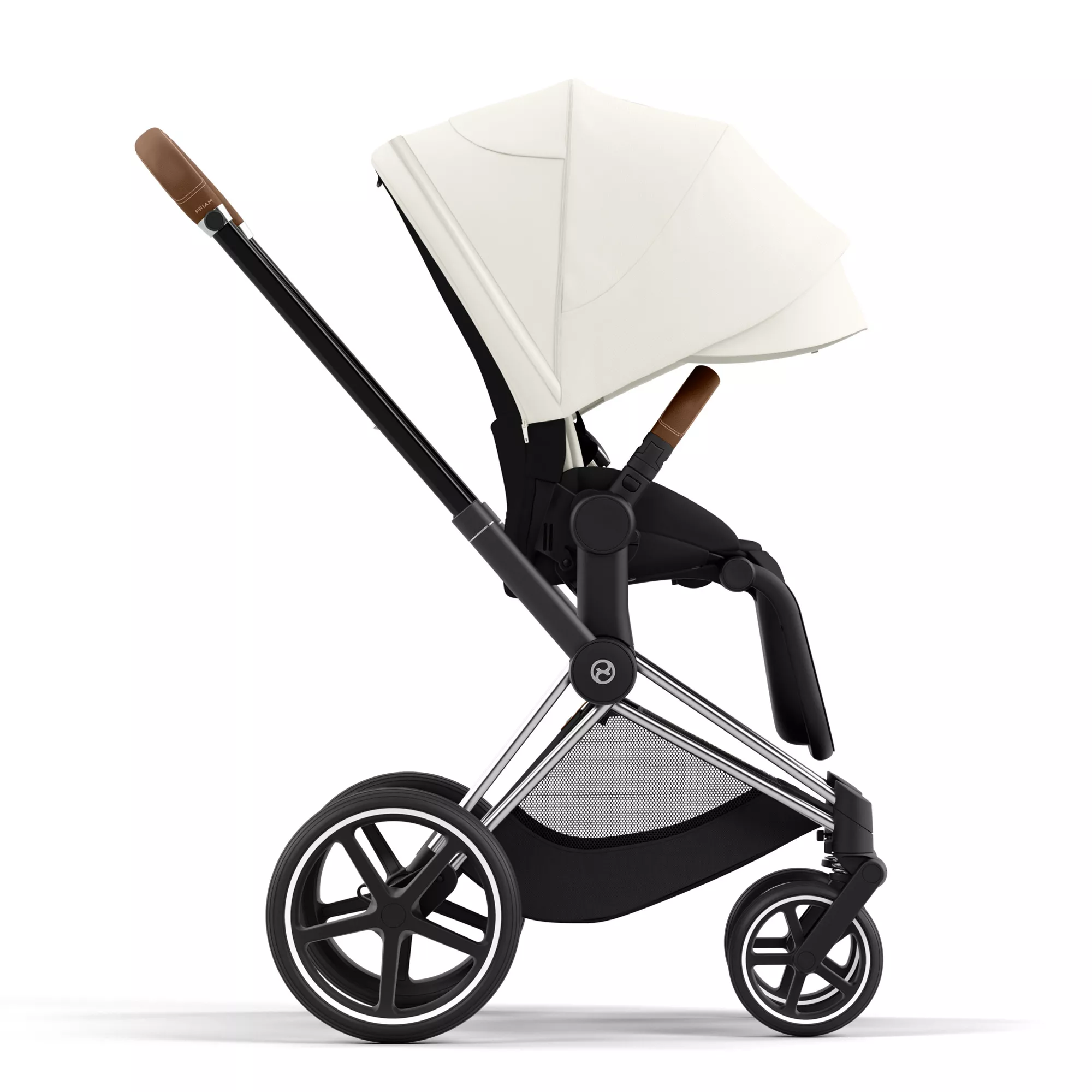 Cybex Priam 4.0 - 2w1 | Off White (Chrome Brown Frame) Cybex Priam 4.0 - 2w1 | Off White (Chrome Brown Frame)