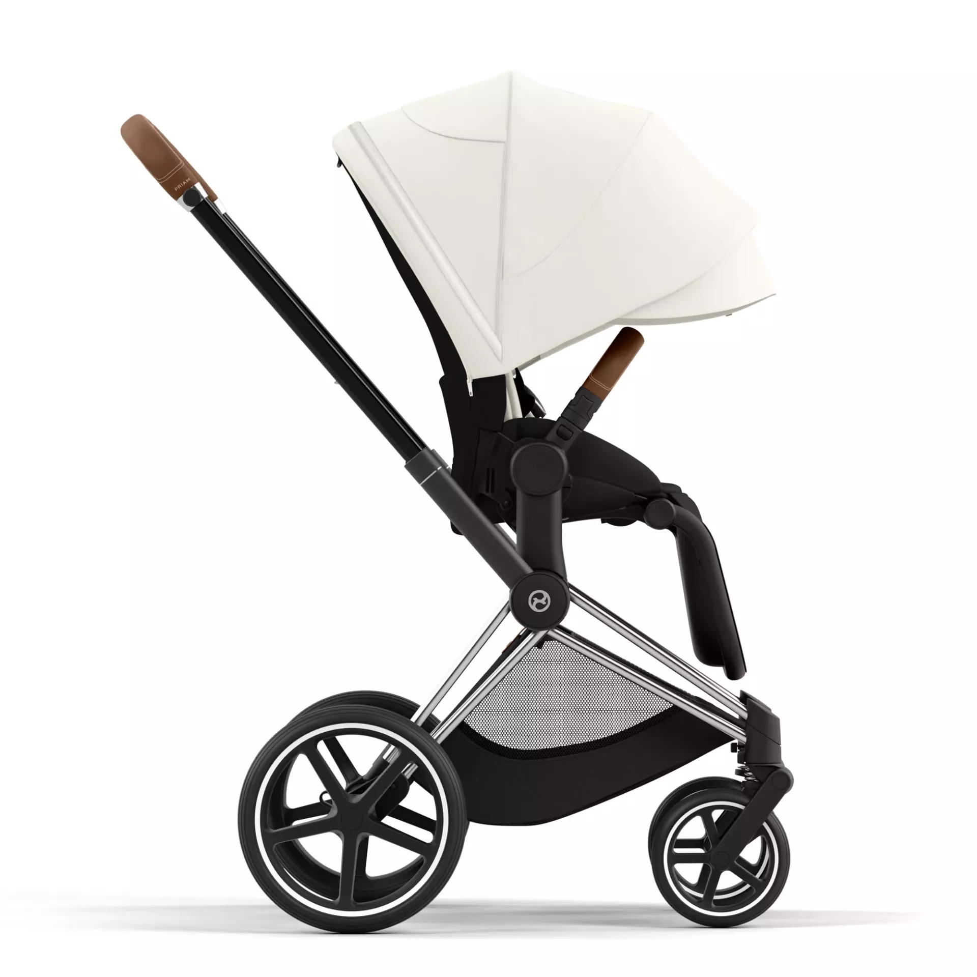 Cybex Priam 4.0 - 2w1 | Off White (Chrome Brown Frame) Cybex Priam 4.0 - 2w1 | Off White (Chrome Brown Frame)