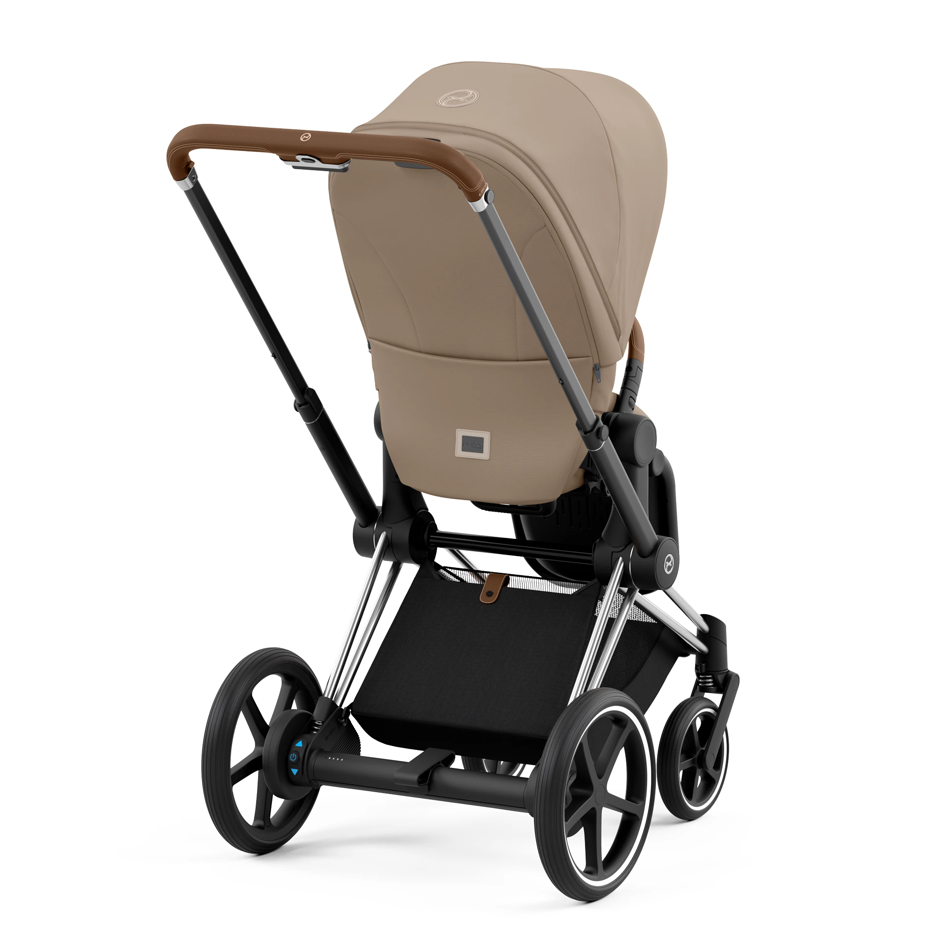 Cybex e-Priam 4.0 - 2w1 | Cozy Beige (Chrome Brown Frame) Cybex e-Priam 4.0 - 2w1 | Cozy Beige (Chrome Brown Frame)