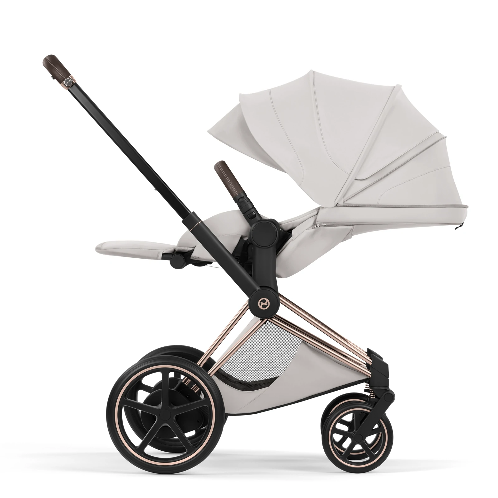 Cybex e-Priam 5.0 - wózek 2w1 | City Grey - Rosegold (Style)