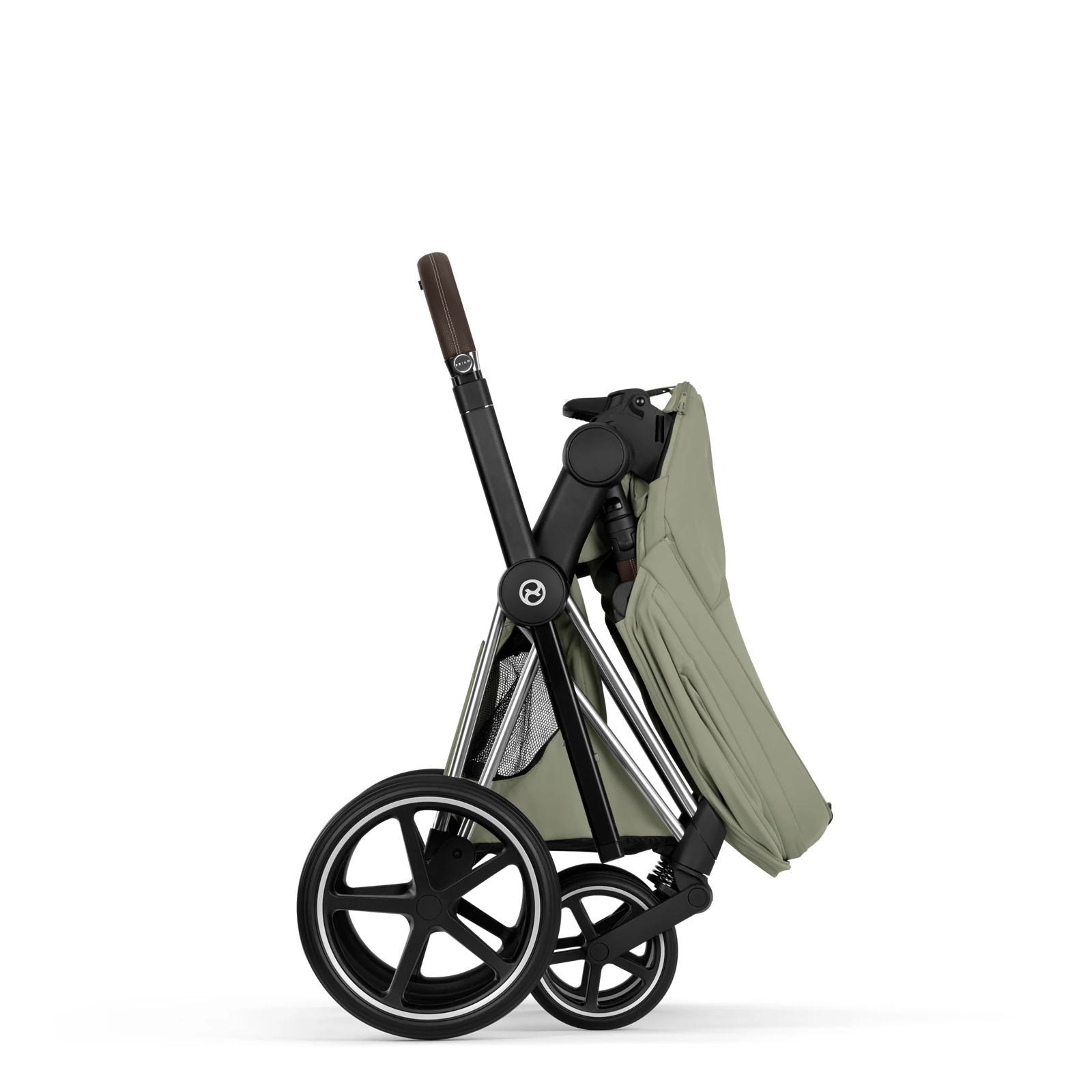 Cybex Priam 5.0 - wózek 4w1 | Sage Green - Chrome (Style)