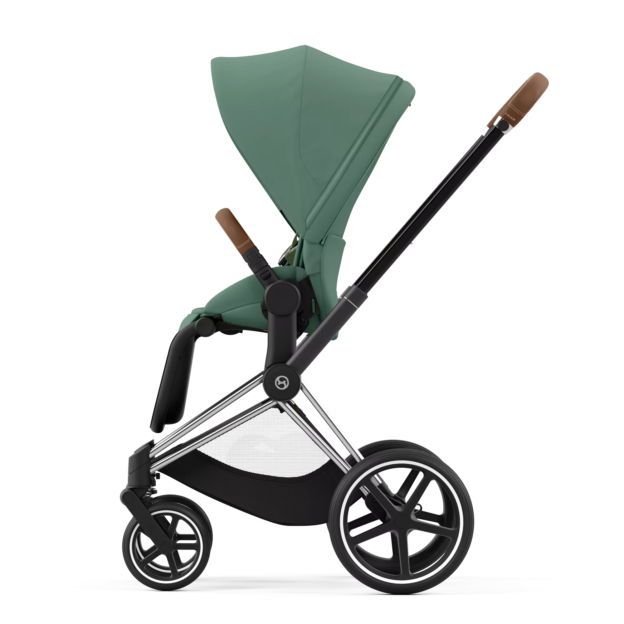 Cybex Priam 4.0 | Leaf Green (Chrome Brown Frame)