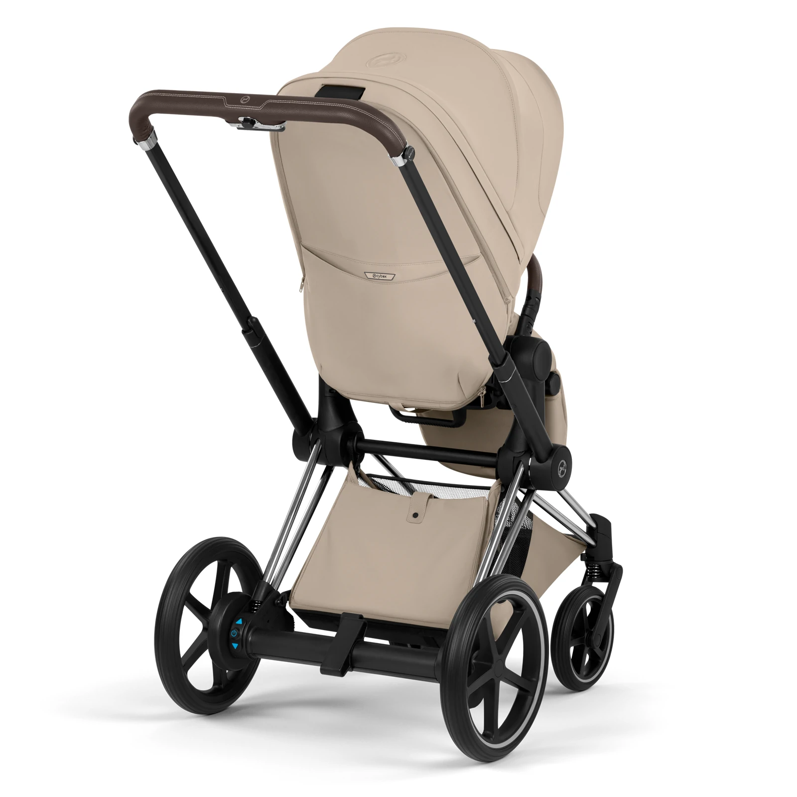 Cybex e-Priam 5.0 - wózek 2w1 | Cozy Beige - Chrome (Style)