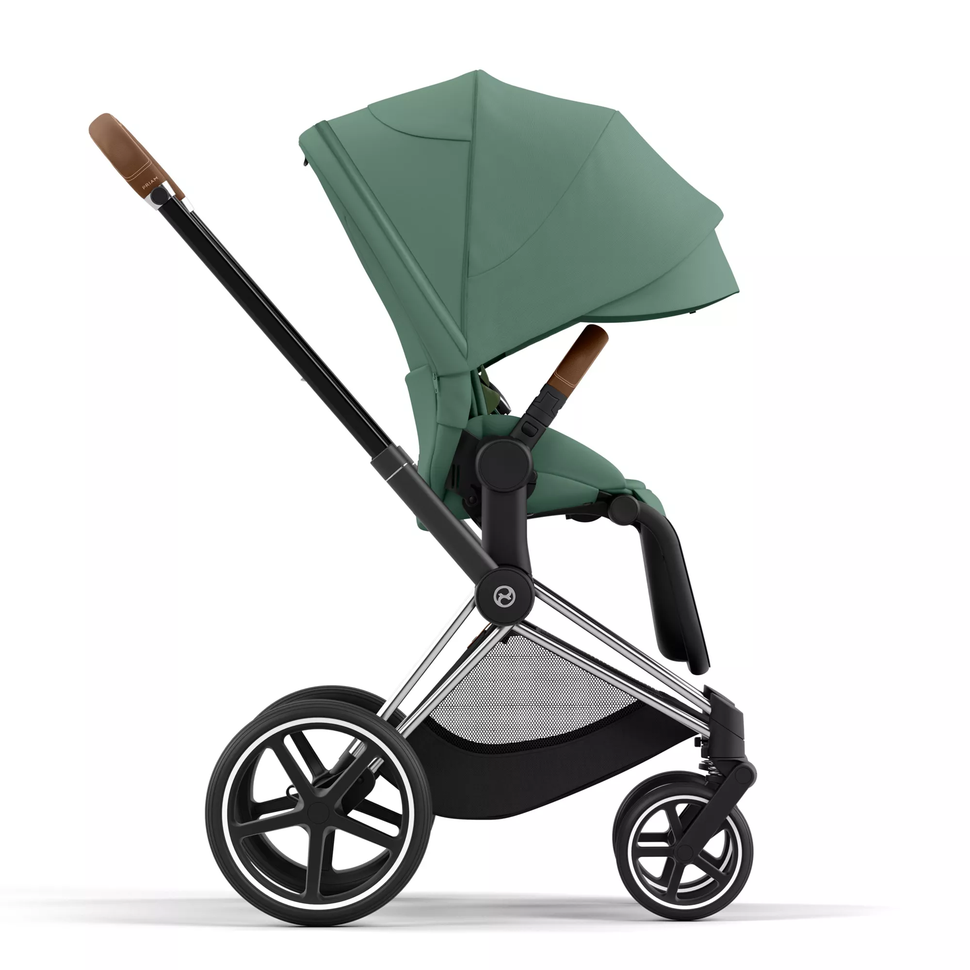 Cybex Priam 4.0 - 2w1 | Leaf Green (Chrome Brown Frame) Cybex Priam 4.0 - 2w1 | Leaf Green (Chrome Brown Frame)