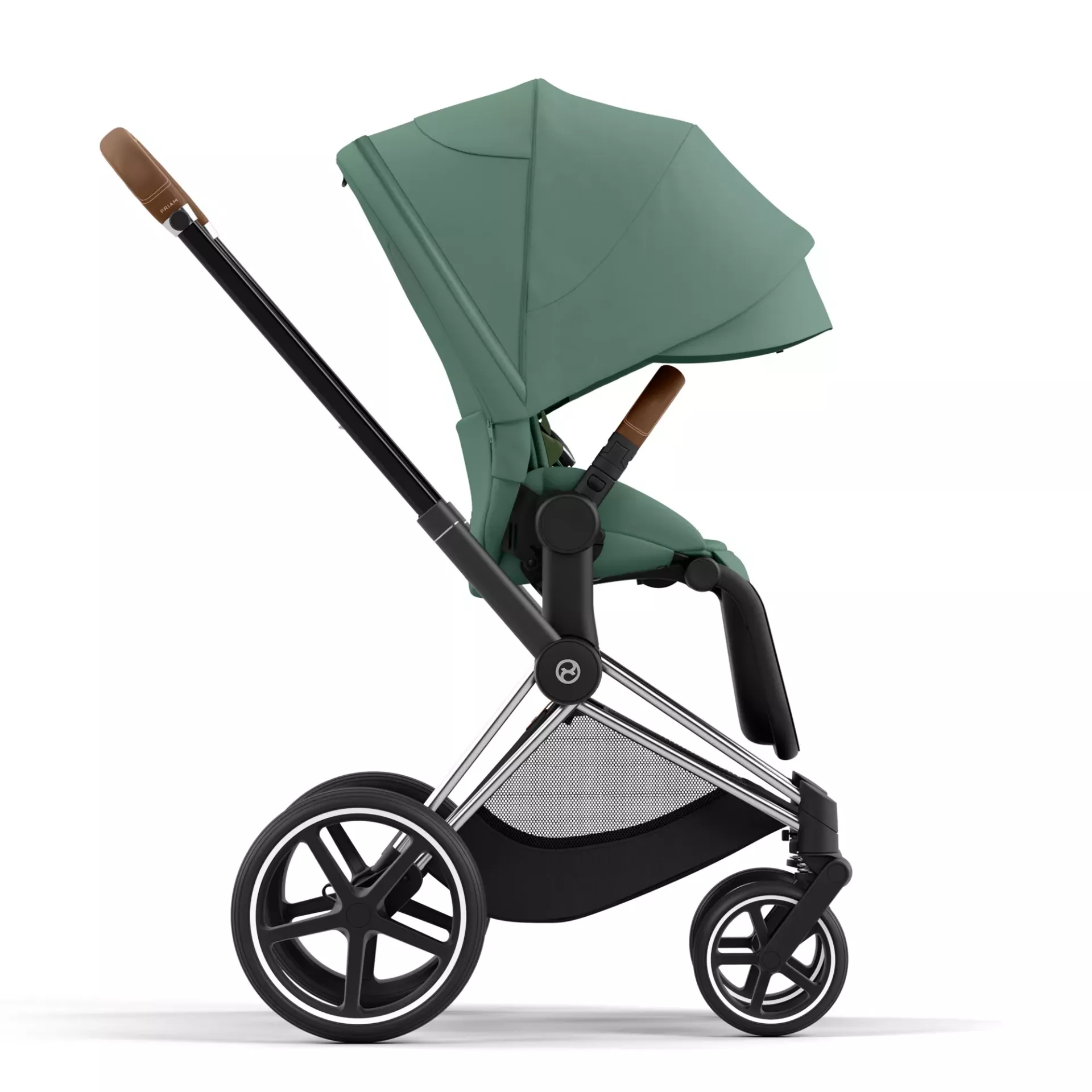 Cybex Priam 4.0 - 2w1 | Leaf Green (Chrome Brown Frame)