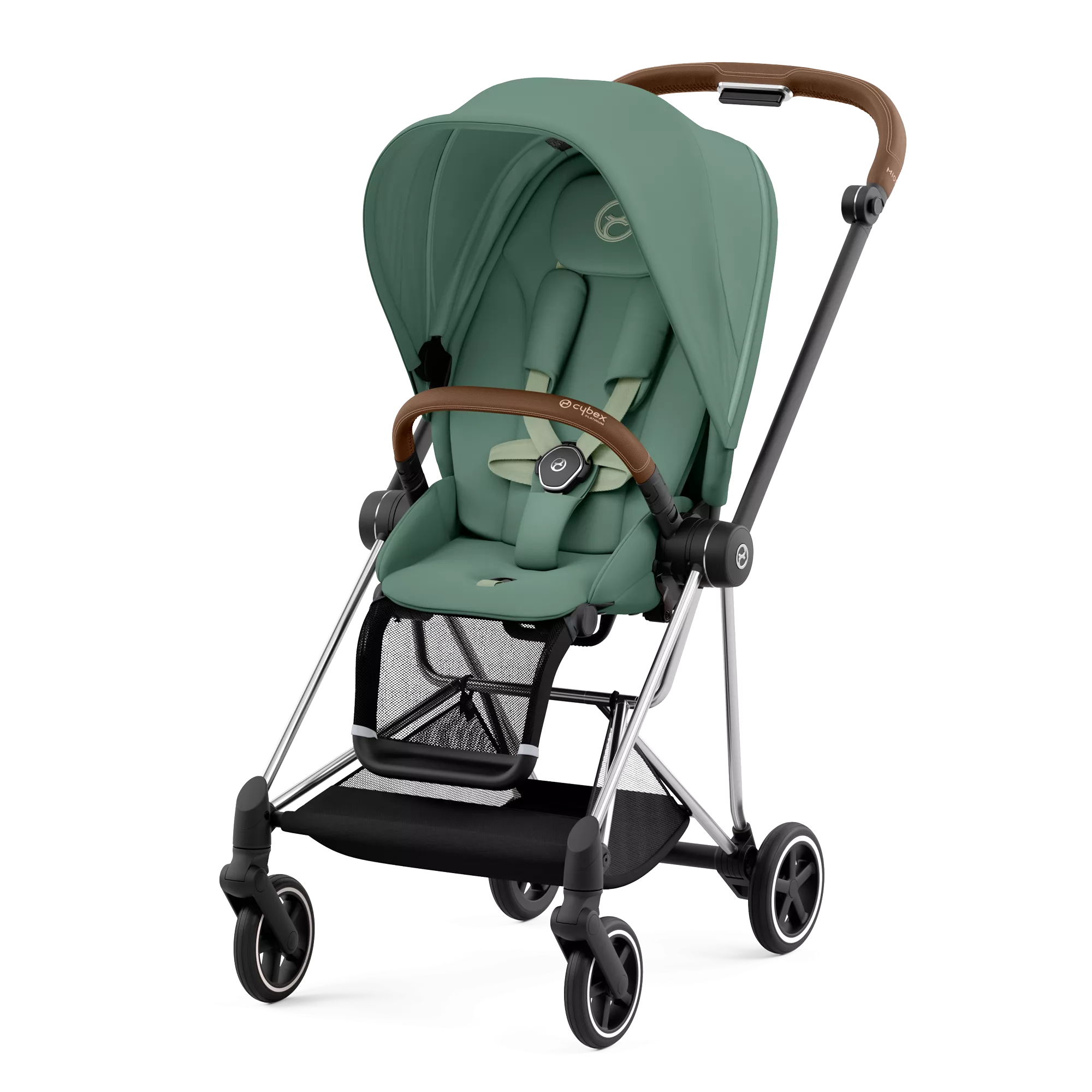 Cybex Mios 3.0 | Leaf Green (Chrome Brown Frame)