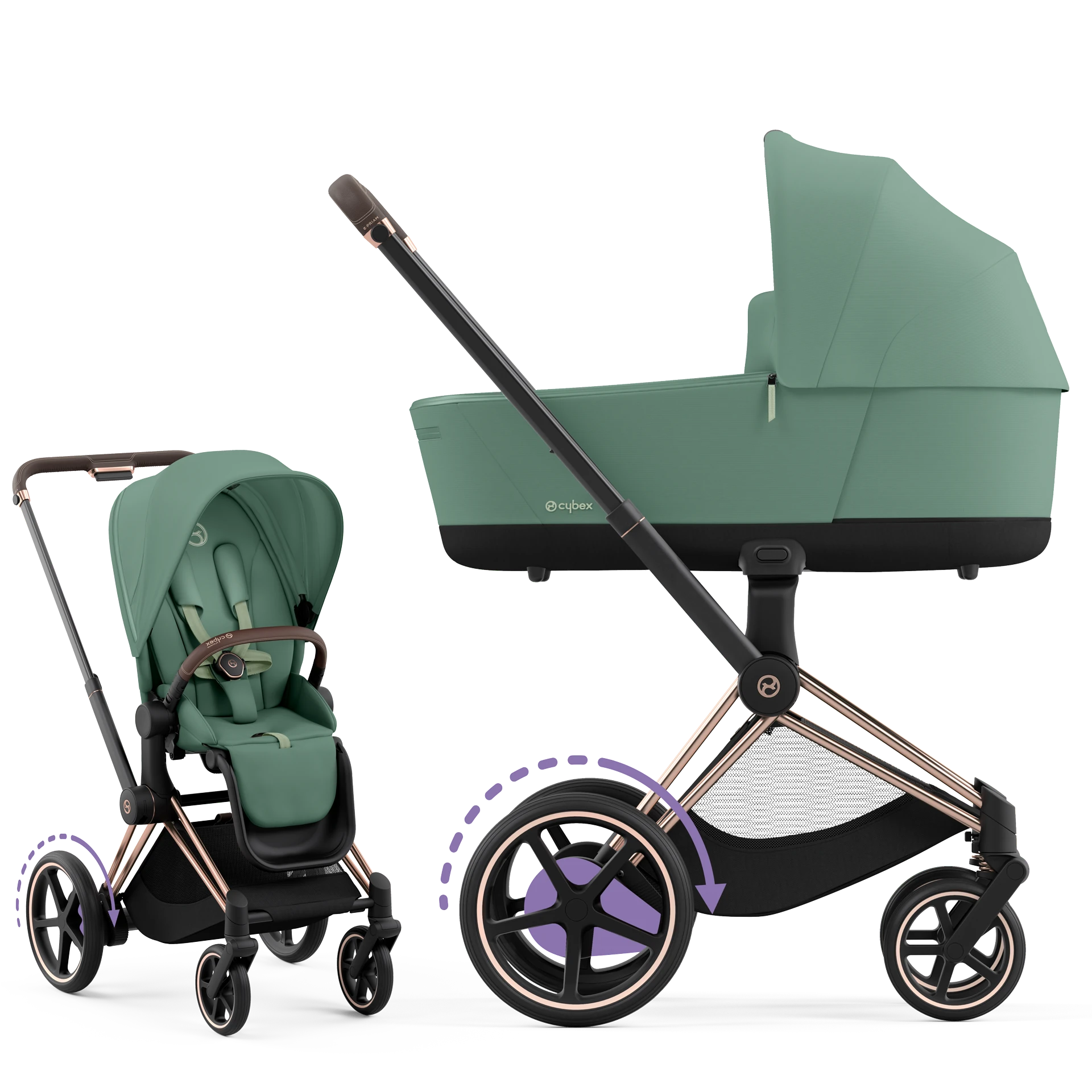 Leaf Green (Rosegold Frame)