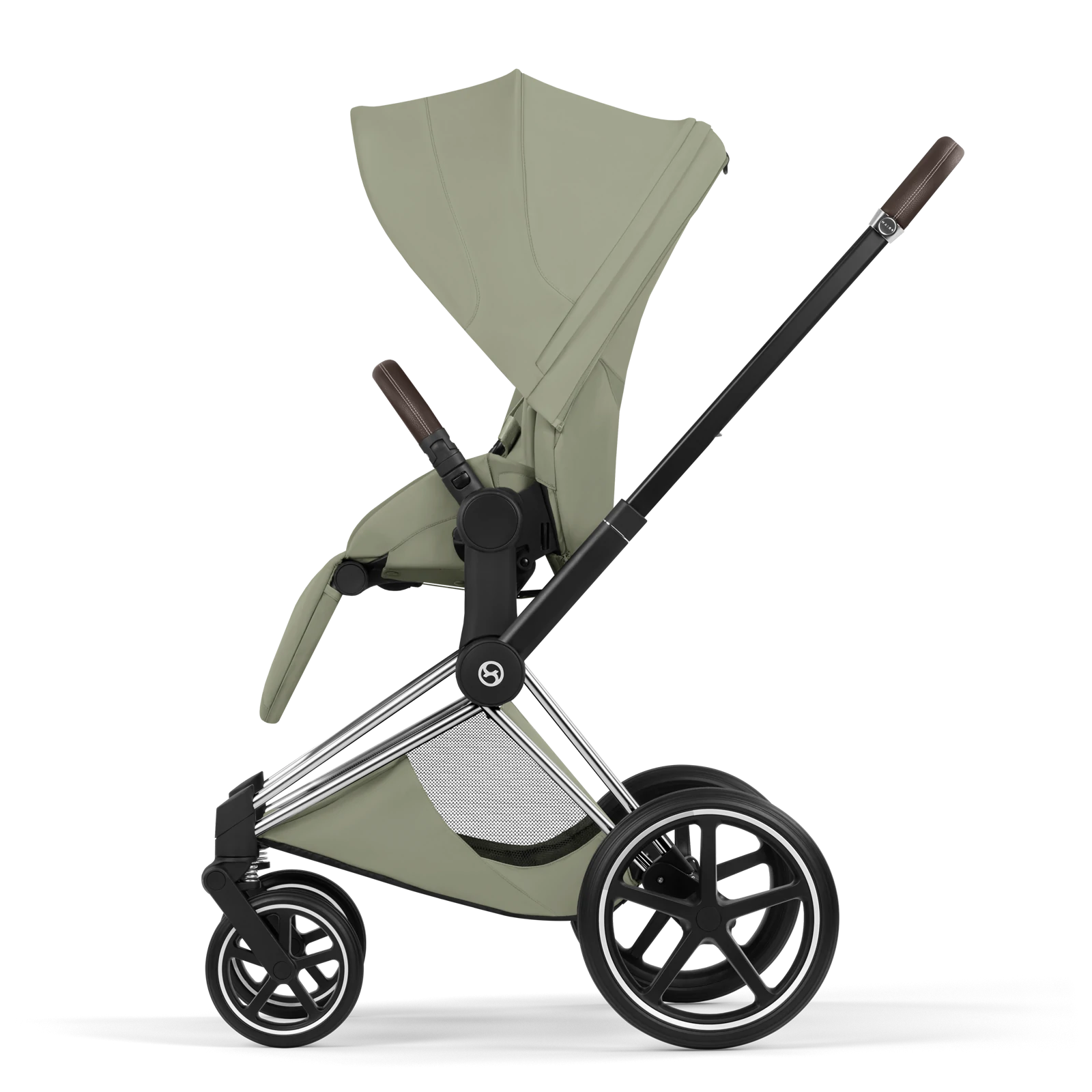 Cybex Priam 5.0 - wózek spacerowy | Sage Green - Chrome (Style)