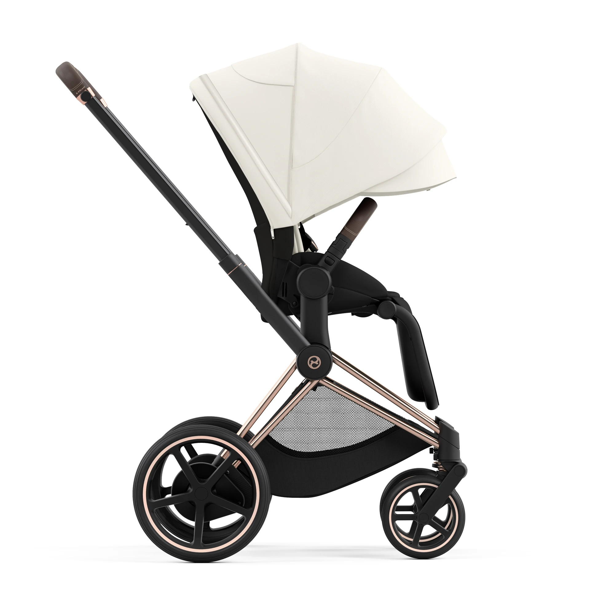 Cybex e-Priam 4.0 - 2w1 | Off White (Rosegold Frame) Cybex e-Priam 4.0 - 2w1 | Off White (Rosegold Frame)