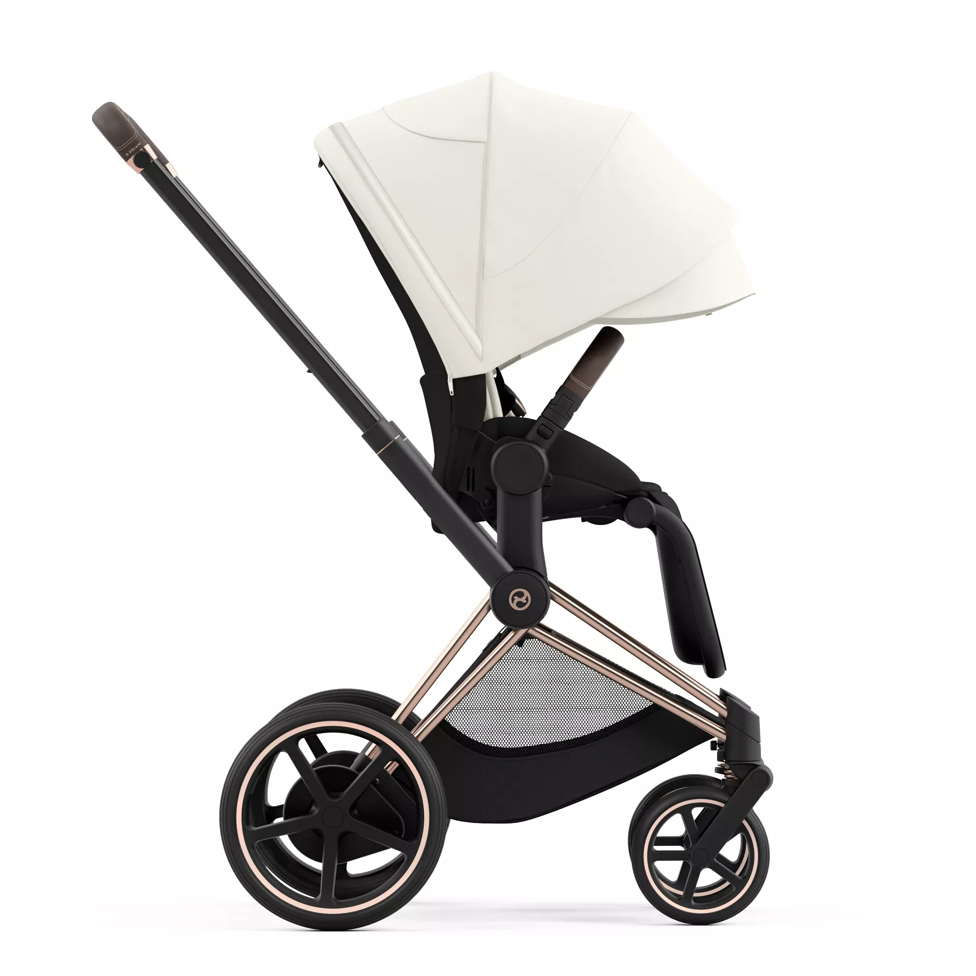 Cybex e-Priam 4.0 - 2w1 | Off White (Rosegold Frame)