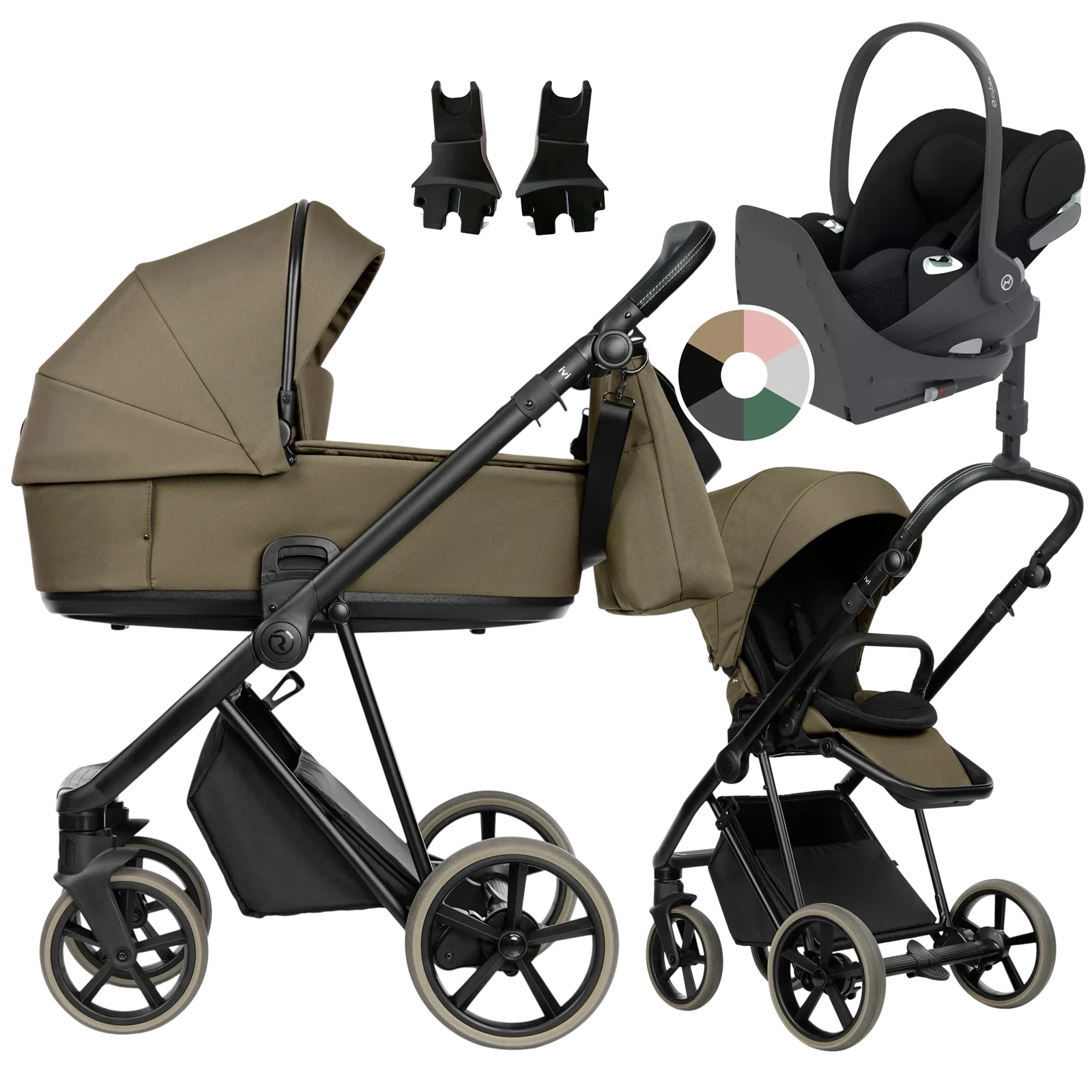Roan Ivi 2.0 Vintage + Cybex Cloud T + baza T + GRATIS - 4w1 | Gold Mood
