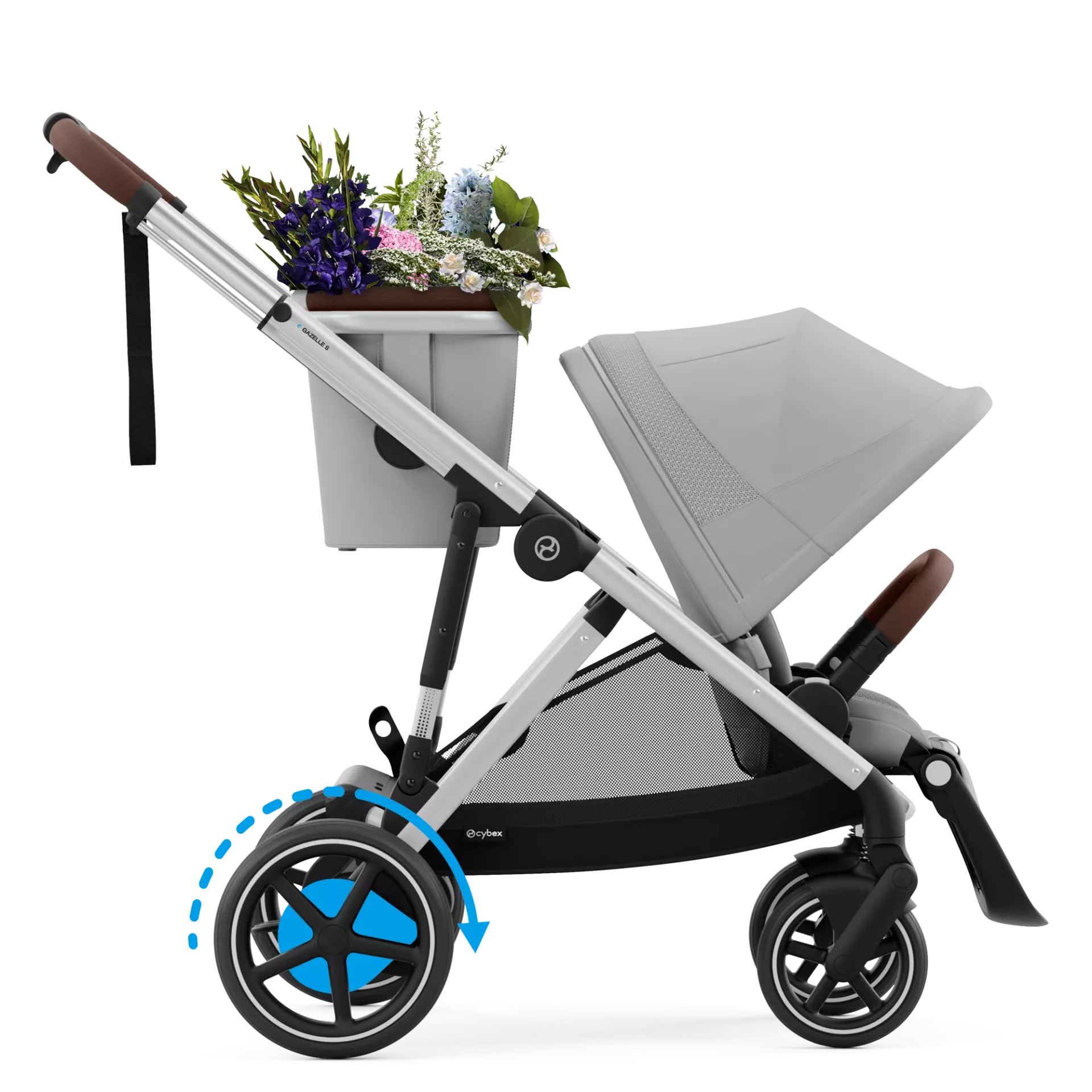 Cybex e-Gazelle S +gondola GRATIS | Stone Grey