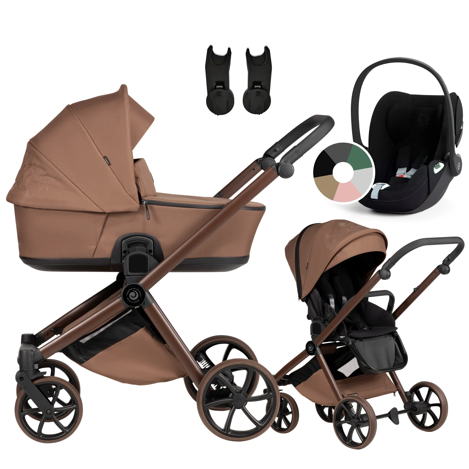 Tutis Mio 3 Plus + Cybex Cloud T i-Size + GRATIS - 3w1 | 016 Hoopoe Brown