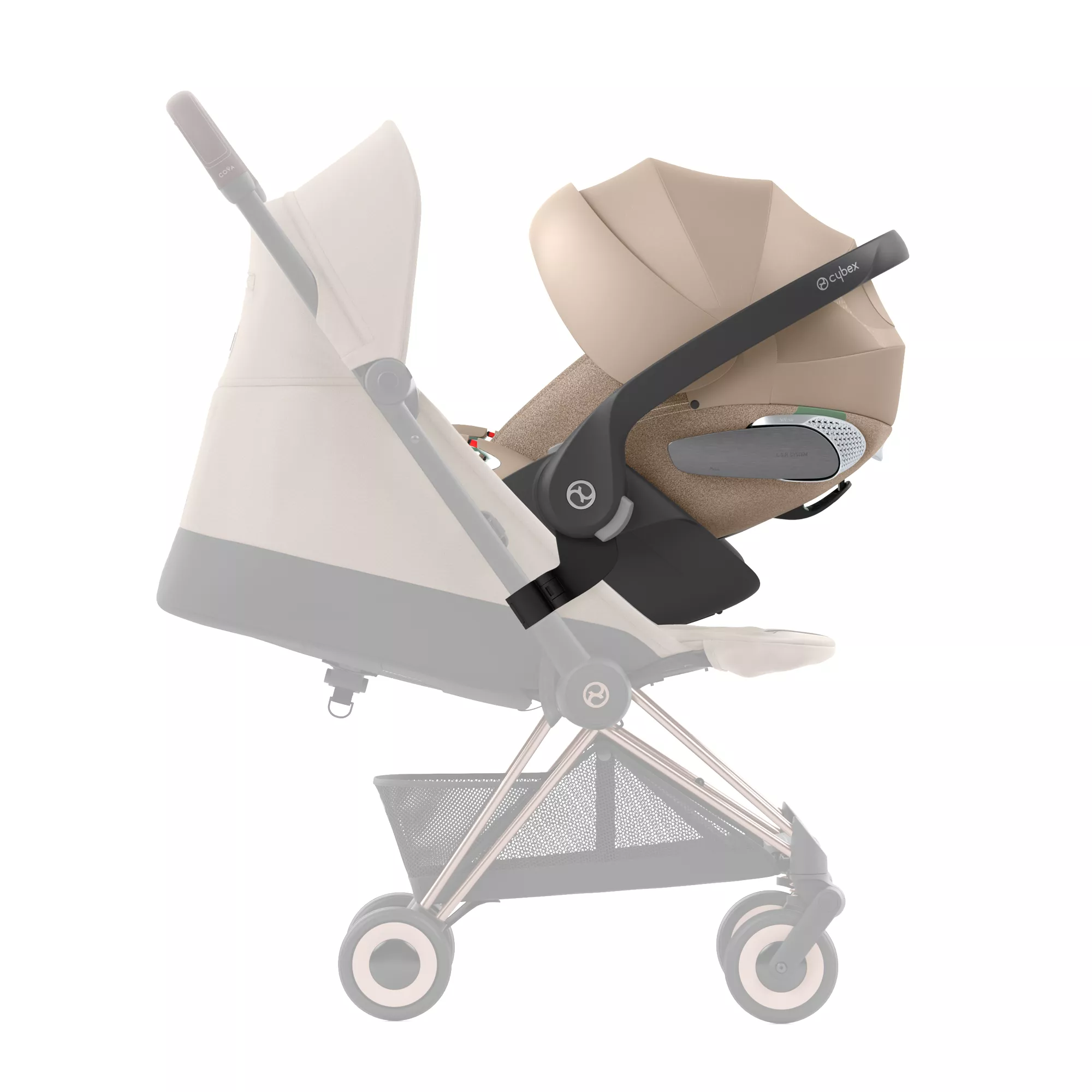 Cybex Cloud T i-Size + baza Cybex Base T | Cozy Beige (Plus) Cybex Cloud T i-Size + baza Cybex Base T | Cozy Beige (Plus)