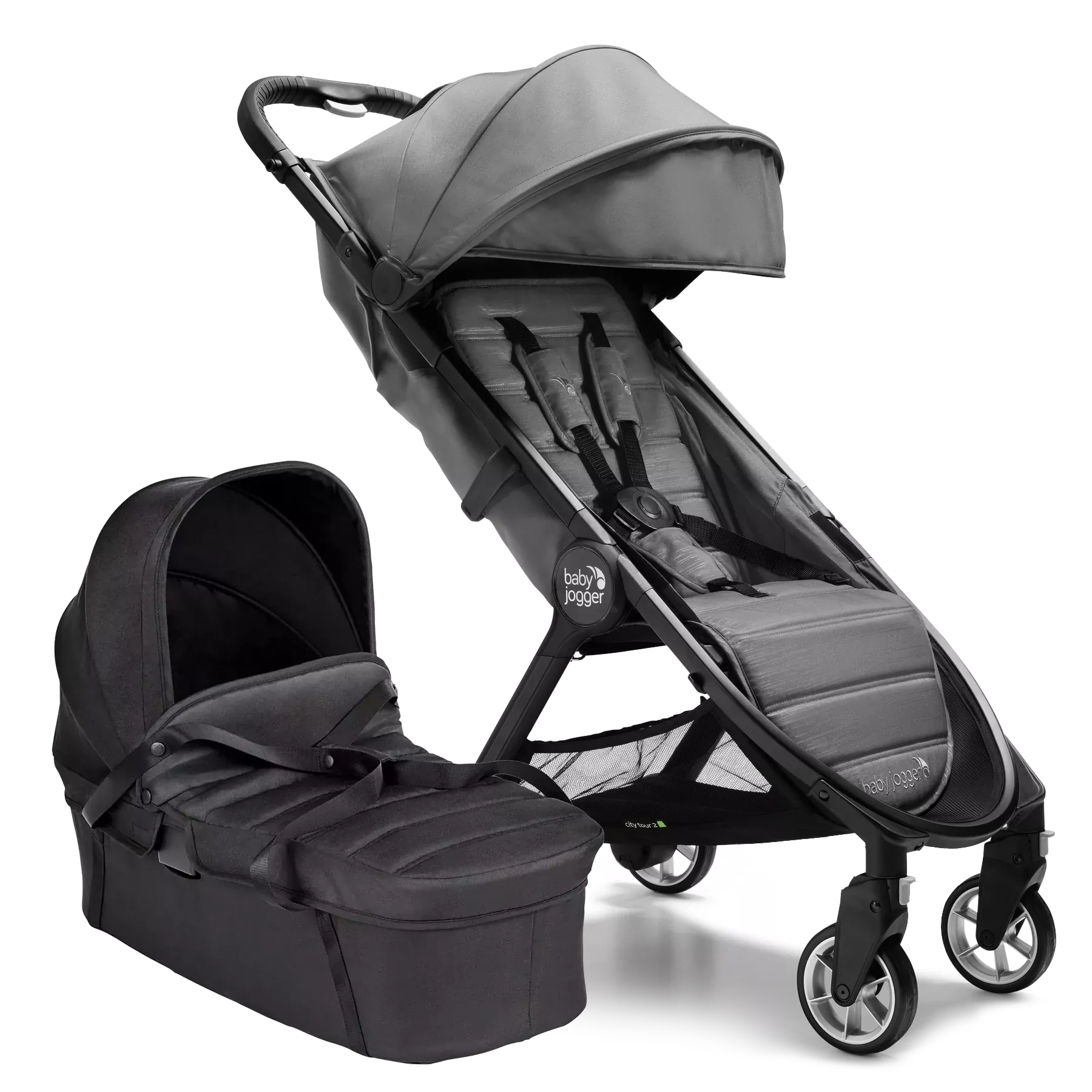 Baby Jogger City Tour 2 +pałąk GRATIS - 2w1 | Shadow Grey