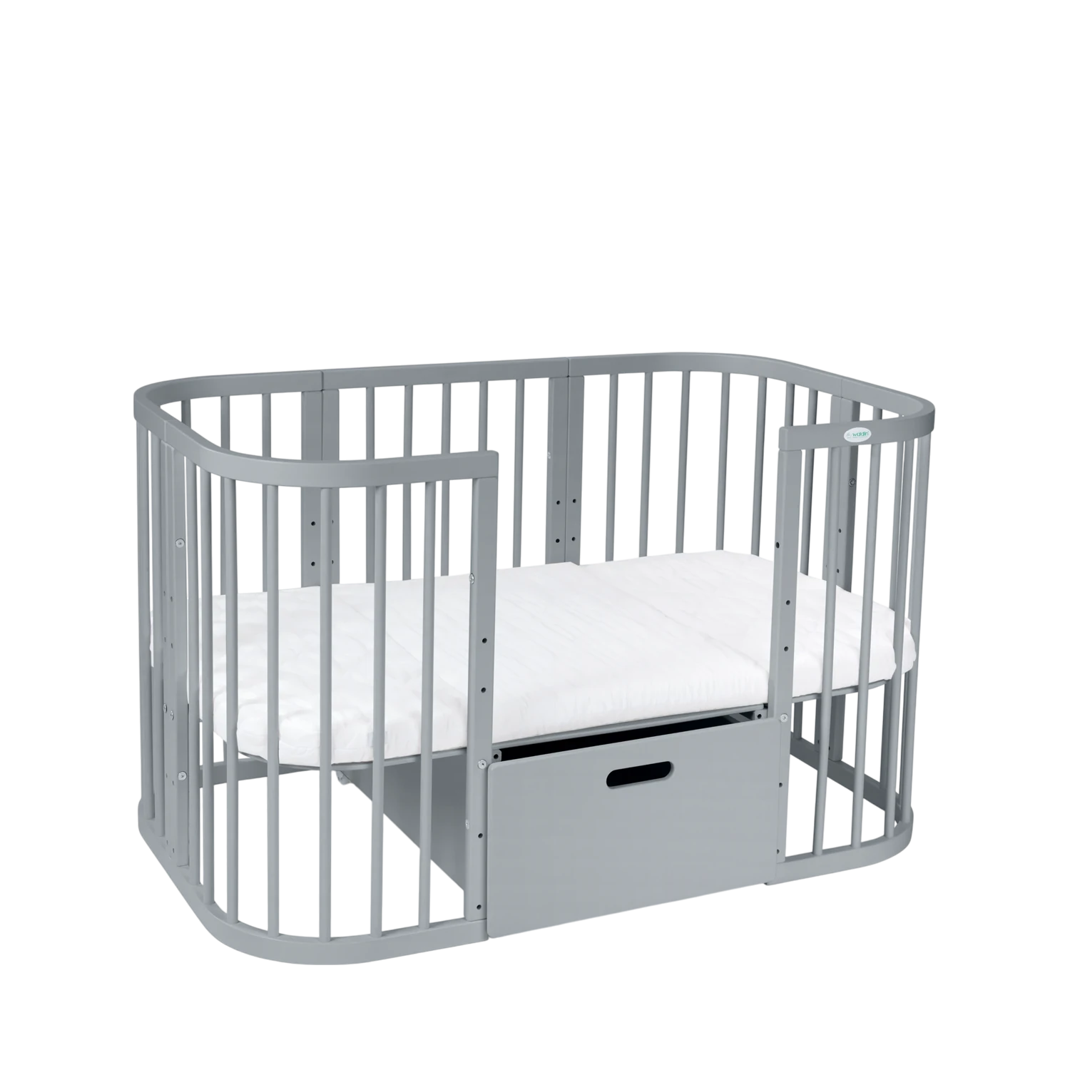 Szuflada Waldin do łóżeczka 7w1 | Grey