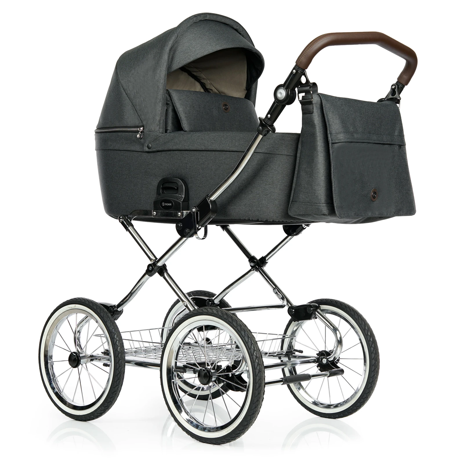 Roan Coss Classic + GRATIS - wózek 2w1 | Bottle Green