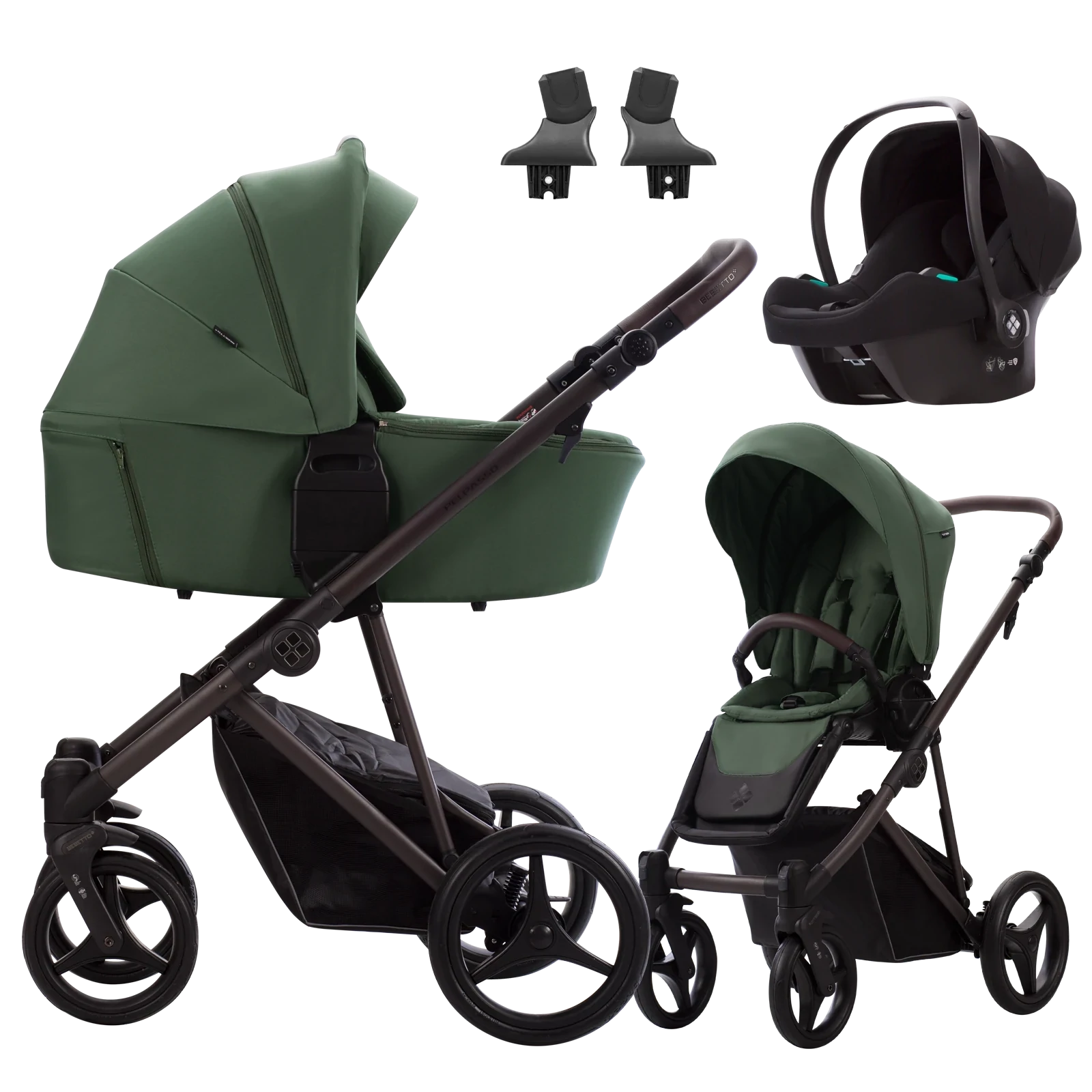 Bebetto Pelpasso + Bebetto Cosmo 2.0 +GRATIS - 3w1 | 07 Brown