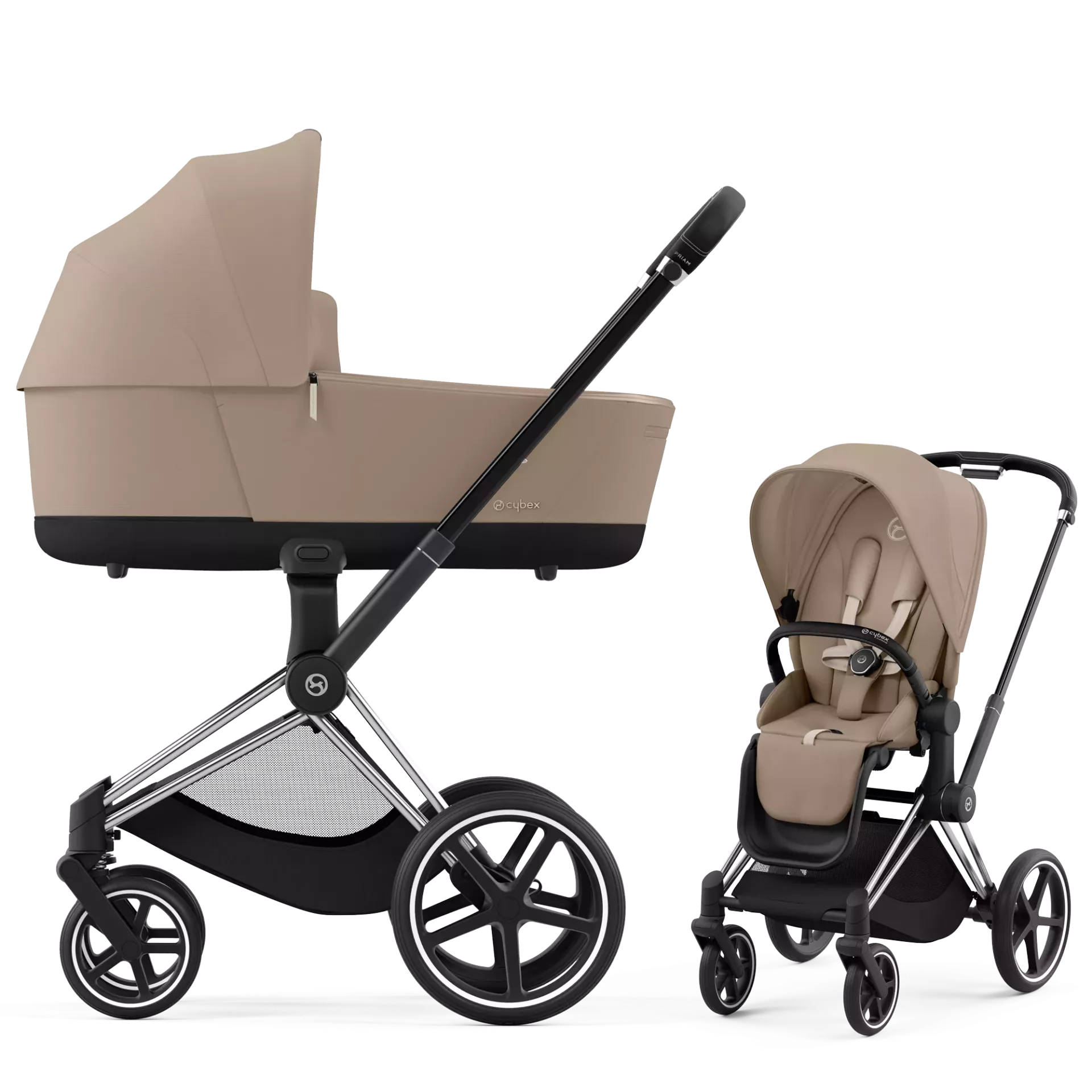 Cybex Priam 4.0 - 2w1 | Cozy Beige (Chrome Black Frame)