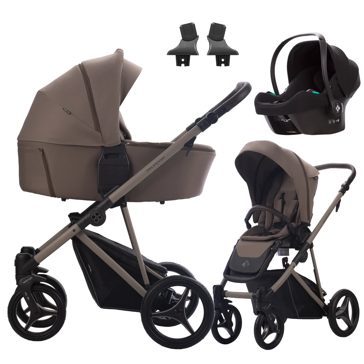 Bebetto Pelpasso + Bebetto Cosmo 2.0 +GRATIS - 3w1 | 11 Kaszmir
